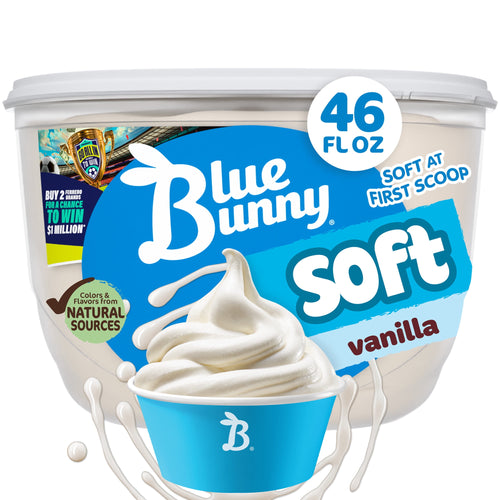 Blue Bunny Soft Vanilla Frozen Dairy Dessert 46 Fl Oz