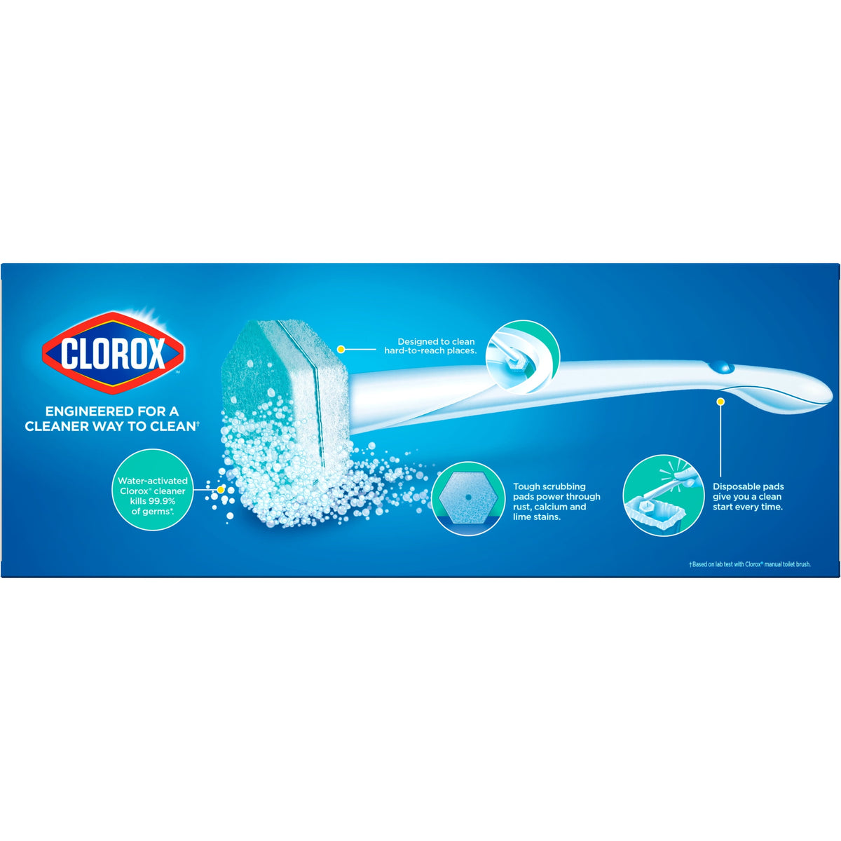 Clorox ToiletWand Disinfecting Brush Refills Rainforest Rush 10 Count