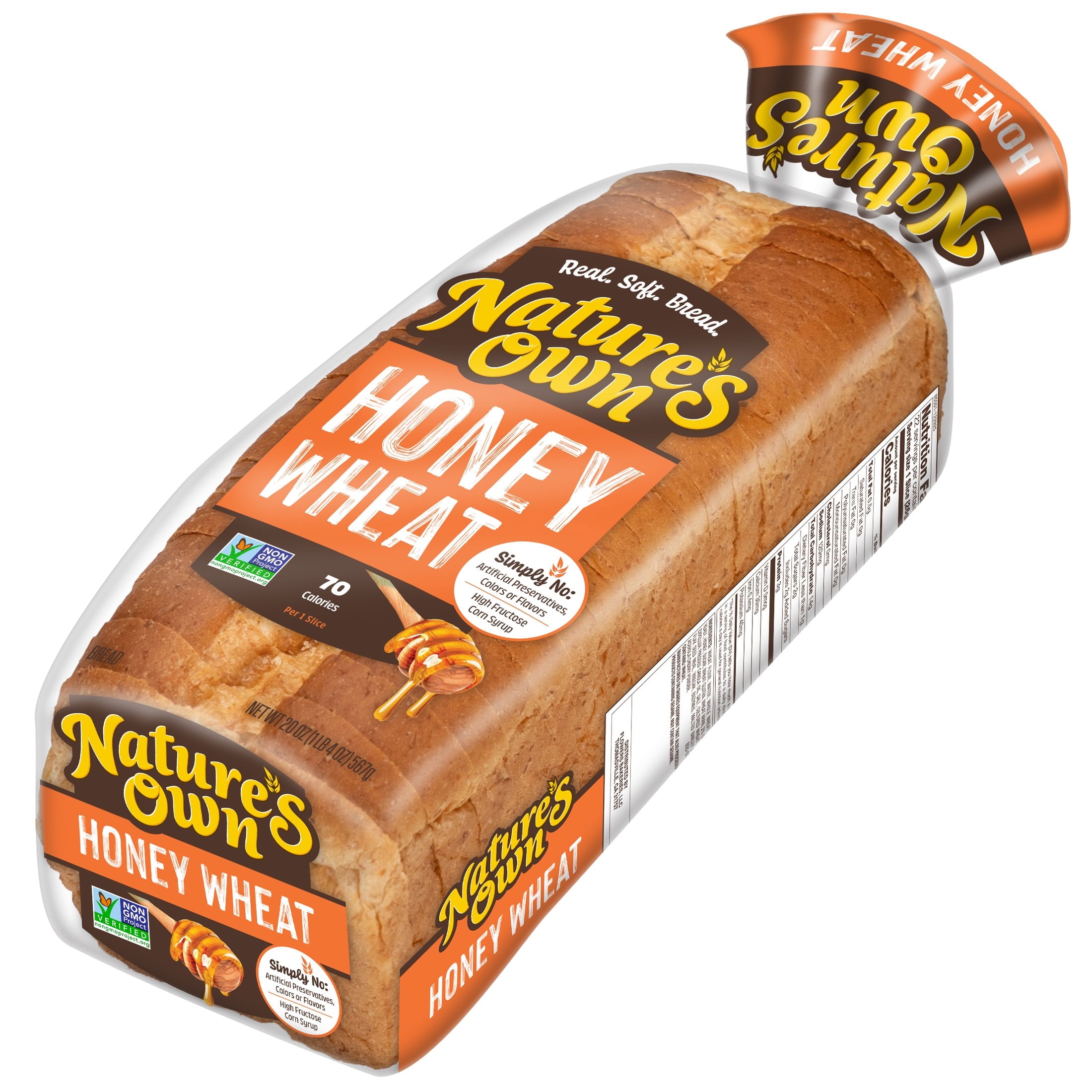 Honey Wheat Sandwich Bread 20 Oz Loaf