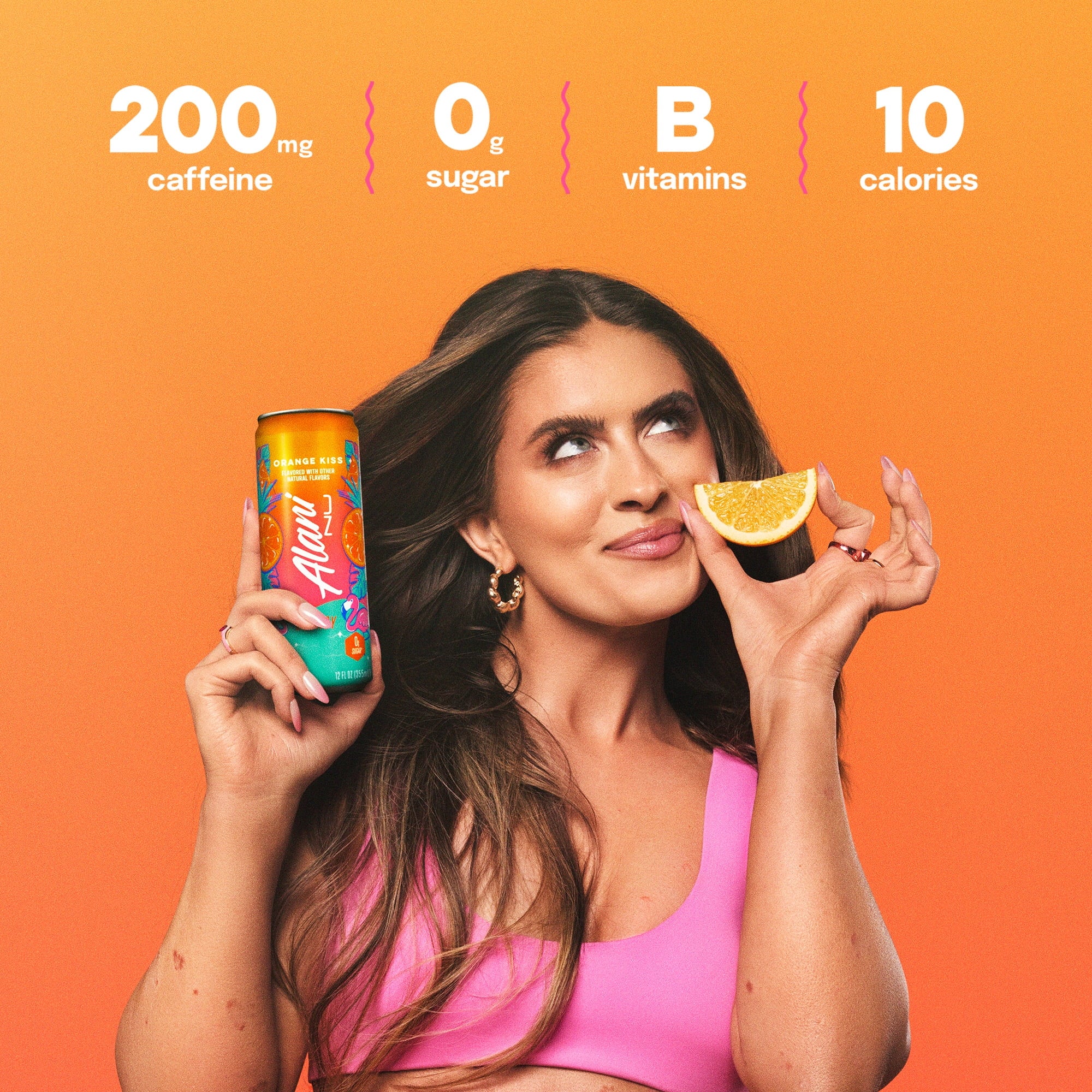 Alani Nu Orange Kiss Energy Drink 12 fl oz Single Can