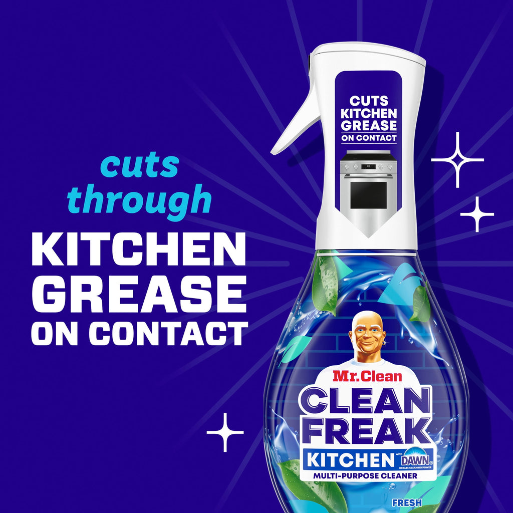 Mr. Clean Clean Freak Kitchen Multi-Purpose Degreaser Fresh Scent 16 fl oz