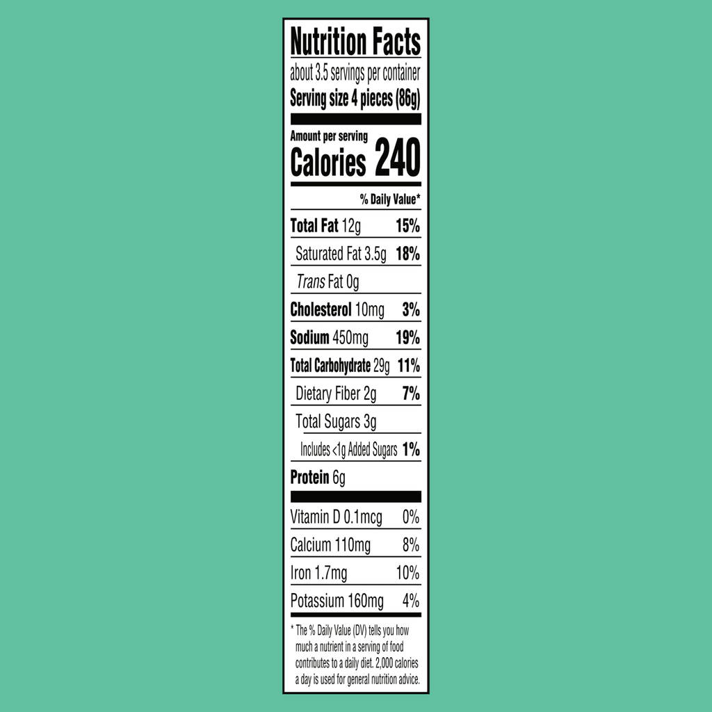 TAST!EZ Breaded Mexican-Style Street Corn Triangles 11 Oz Frozen 10 Count