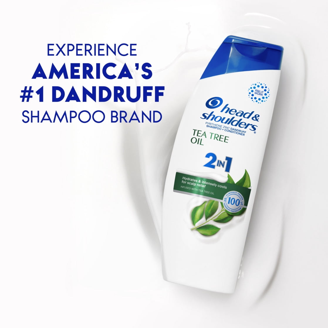 Head & Shoulders 2 in 1 Dandruff Shampoo and Conditioner Tea Tree Oil 12.5 fl oz
