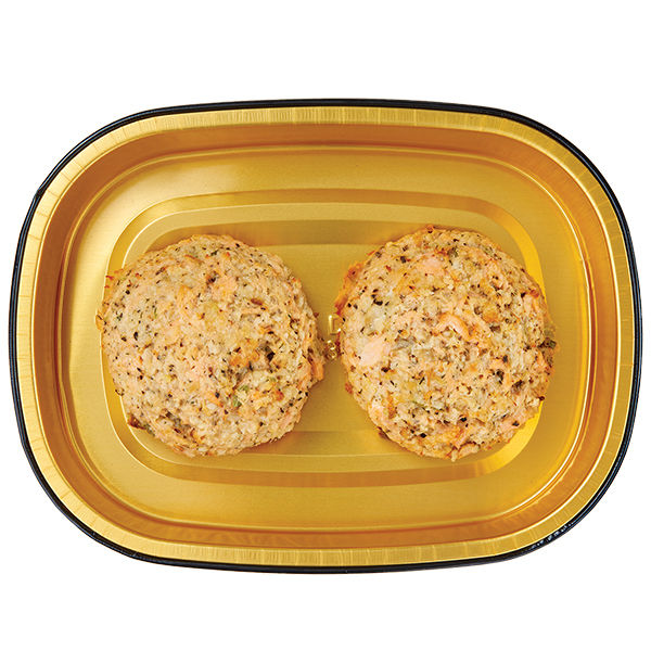 Wegmans Ready to Cook Lemon Pepper Salmon Cakes 2 Pack 8 Oz