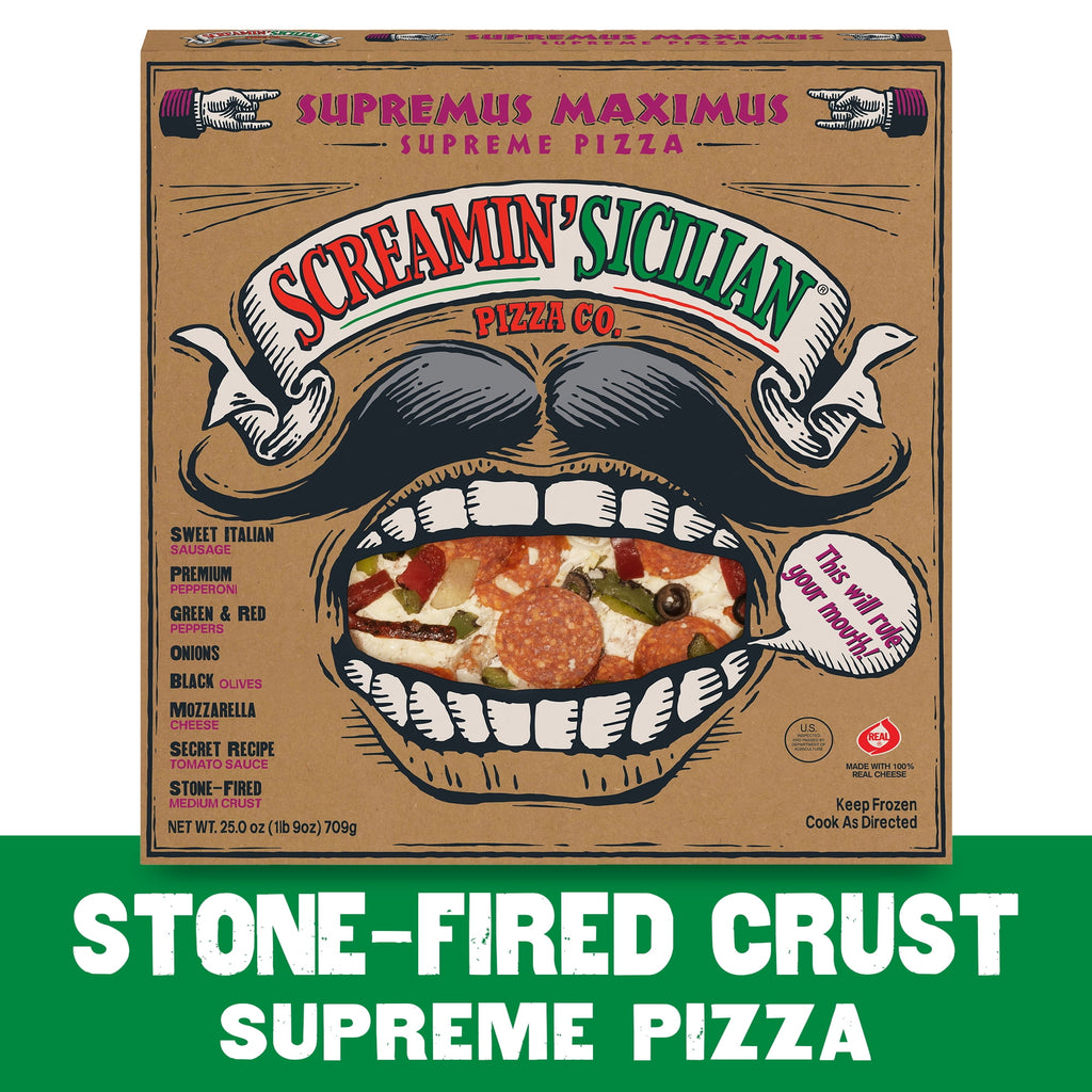 Screamin' Sicilian Supremus Maximus Original Pizzeria Crust Frozen Pizza 25 Oz
