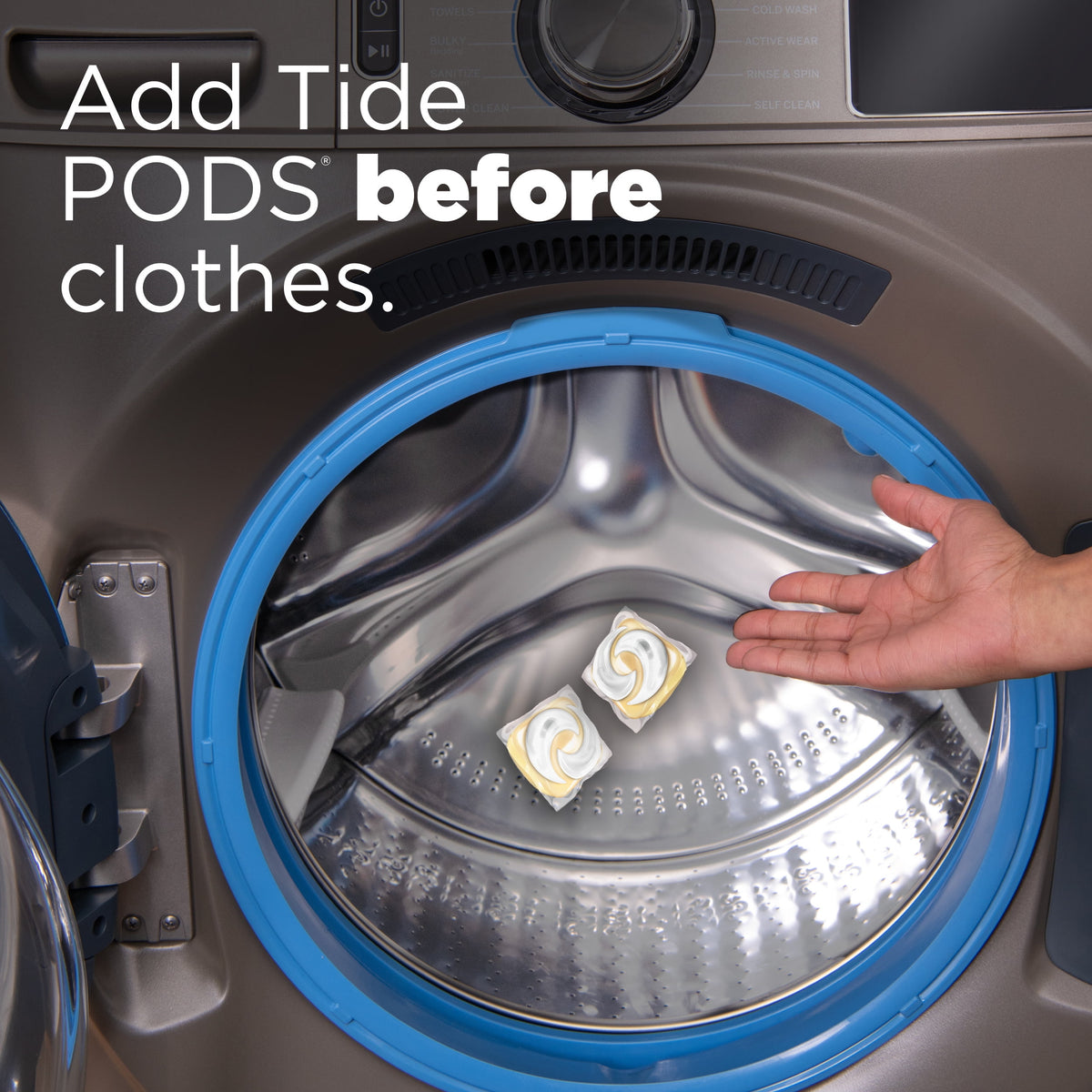 Tide PODS Free & Gentle Laundry Detergent Pacs Unscented 57 Count