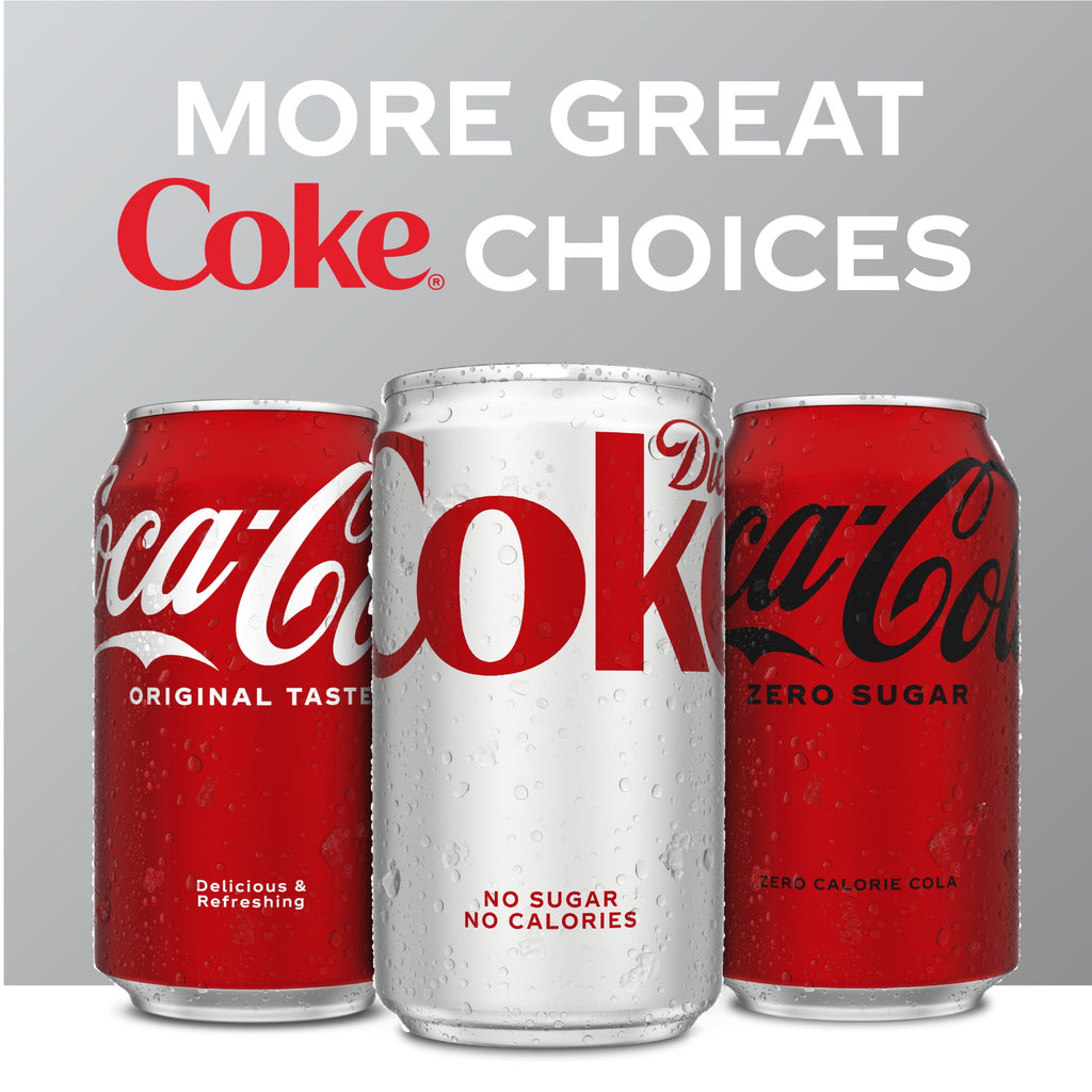 Diet Coke Soda Fridge Pack Cans 12 fl oz 12 Pack