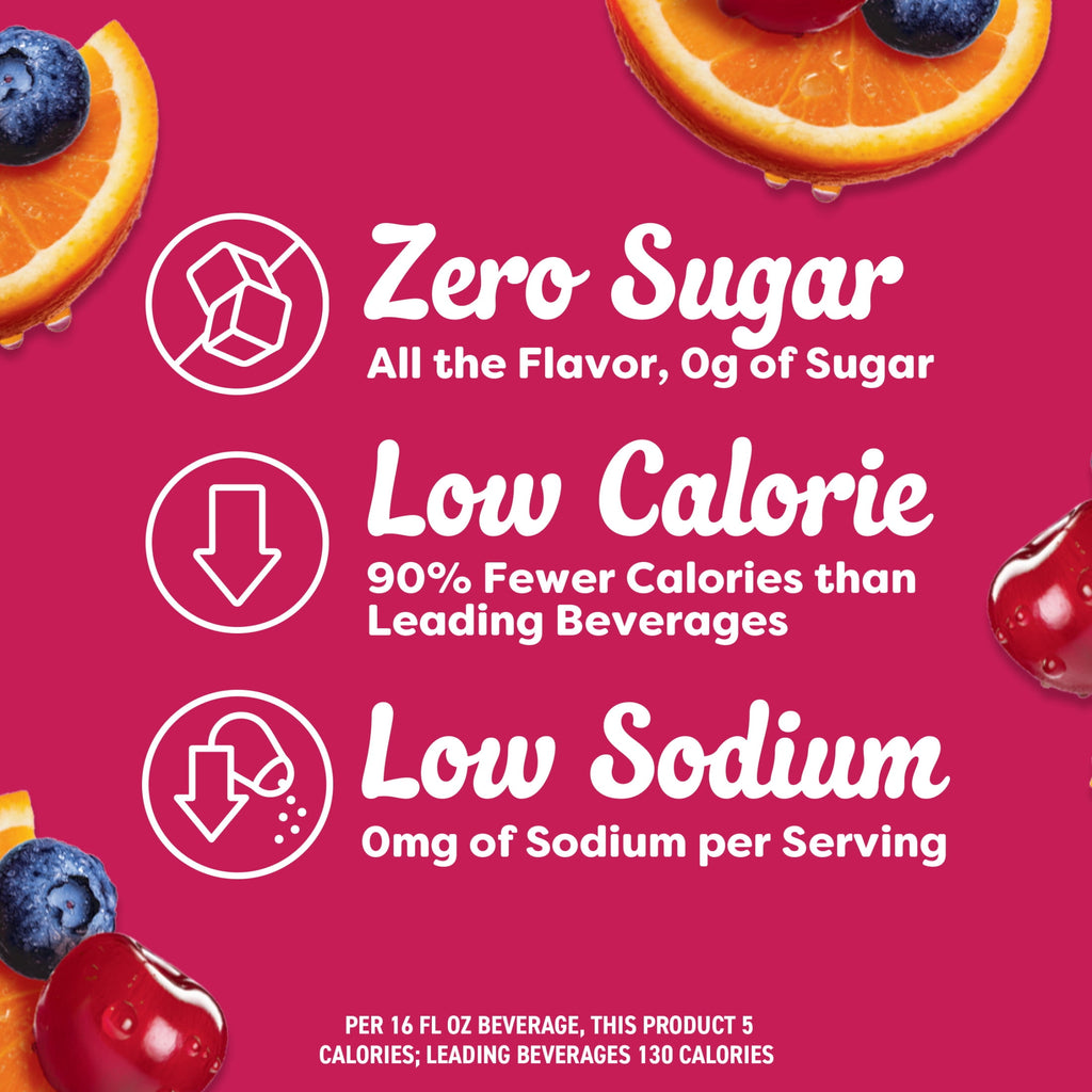 Crystal Light Sugar-Free Fruit Punch Drink Mix Packets 0.09 oz 10 Count