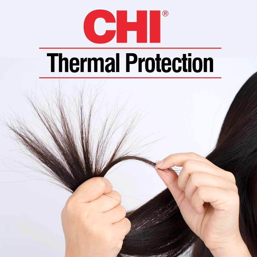 CHI Silk Infusion Leave-In Treatment Anti-Frizz Serum Heat Protectant for All Hair Types 6 oz