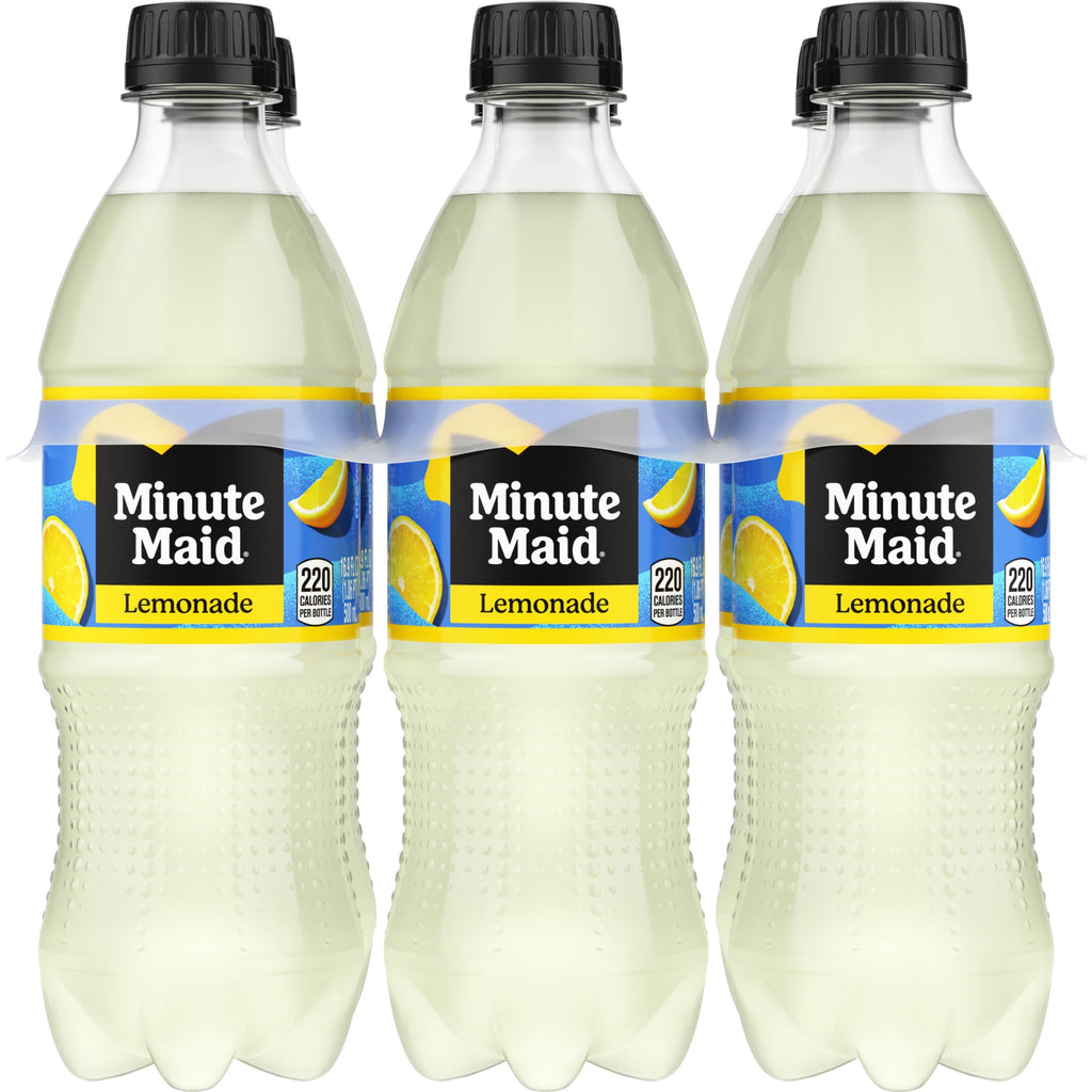 Minute Maid Lemonade 16.9 fl oz Bottles 6 Pack