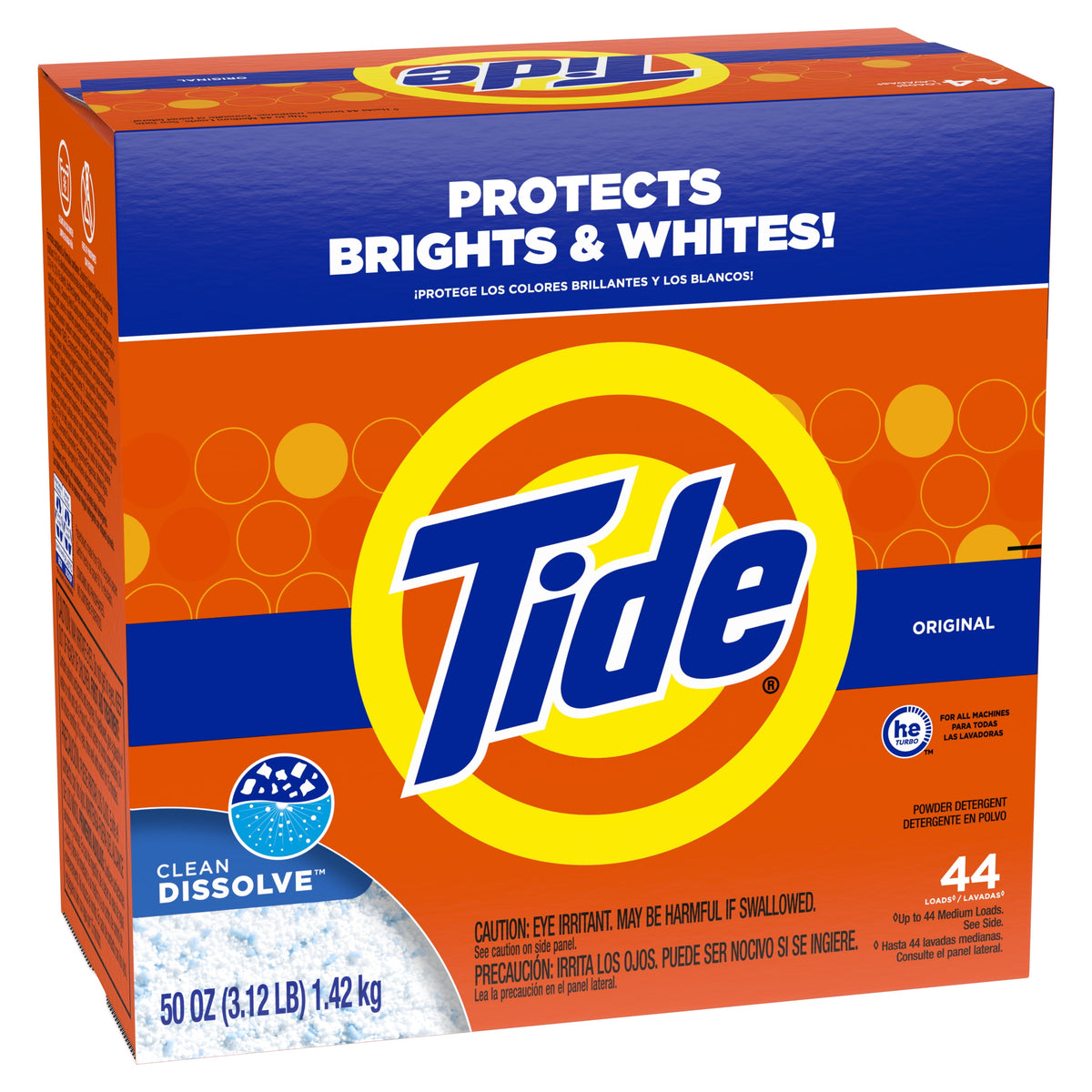 Tide Powder Laundry Detergent Original Scent 50 oz 44 Loads