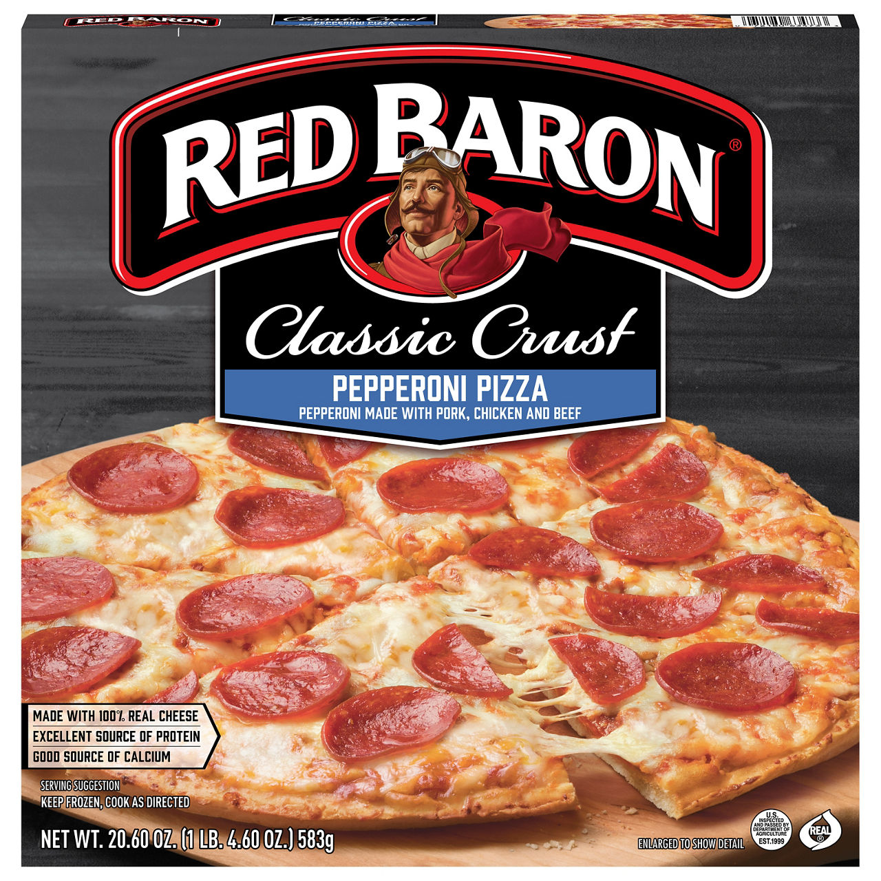 Red Baron Classic Crust Pepperoni Pizza 20.6 oz