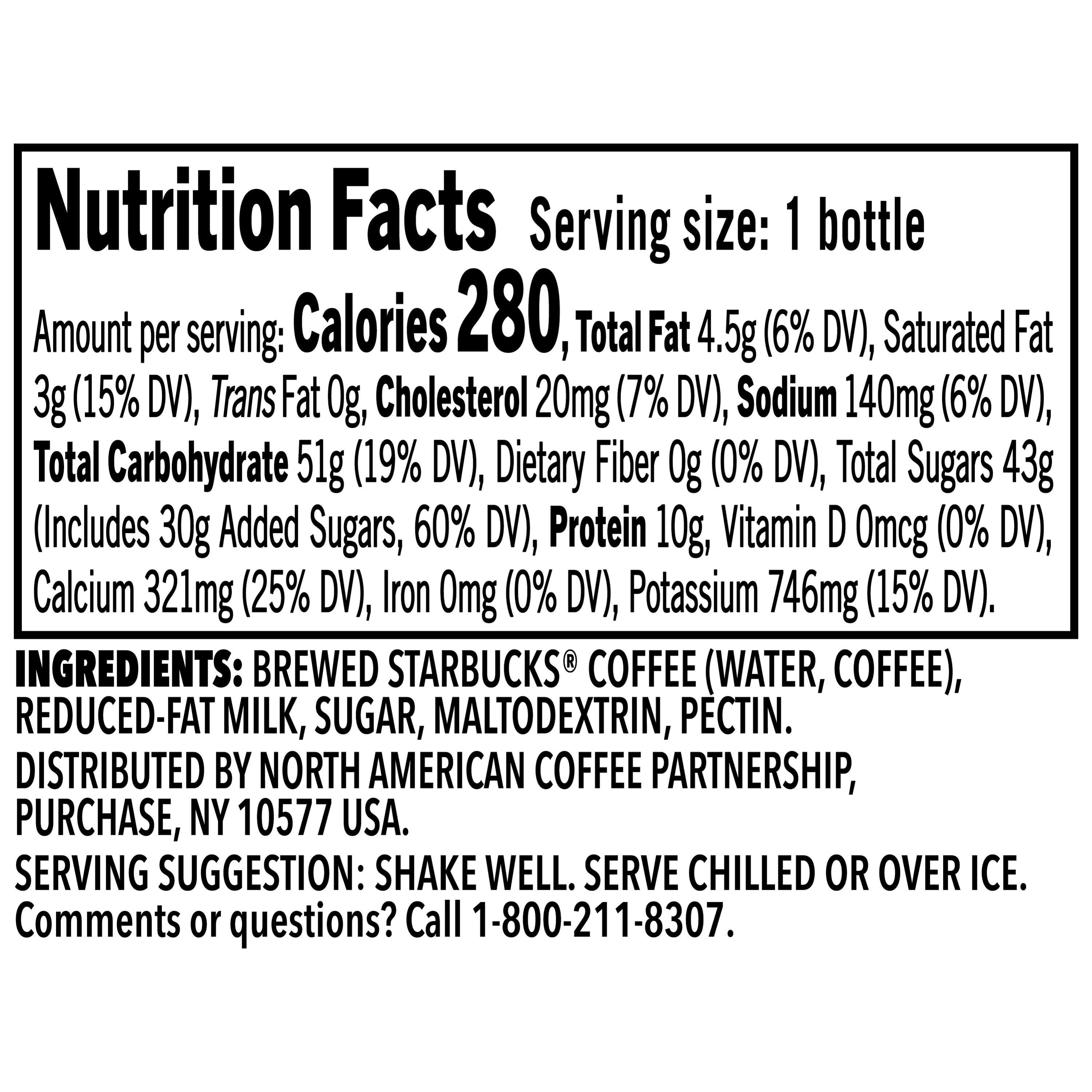 Starbucks Frappuccino Coffee Naturally Caffeinated Medium Roast Chilled Coffee Drink 13.7 fl oz Bottle