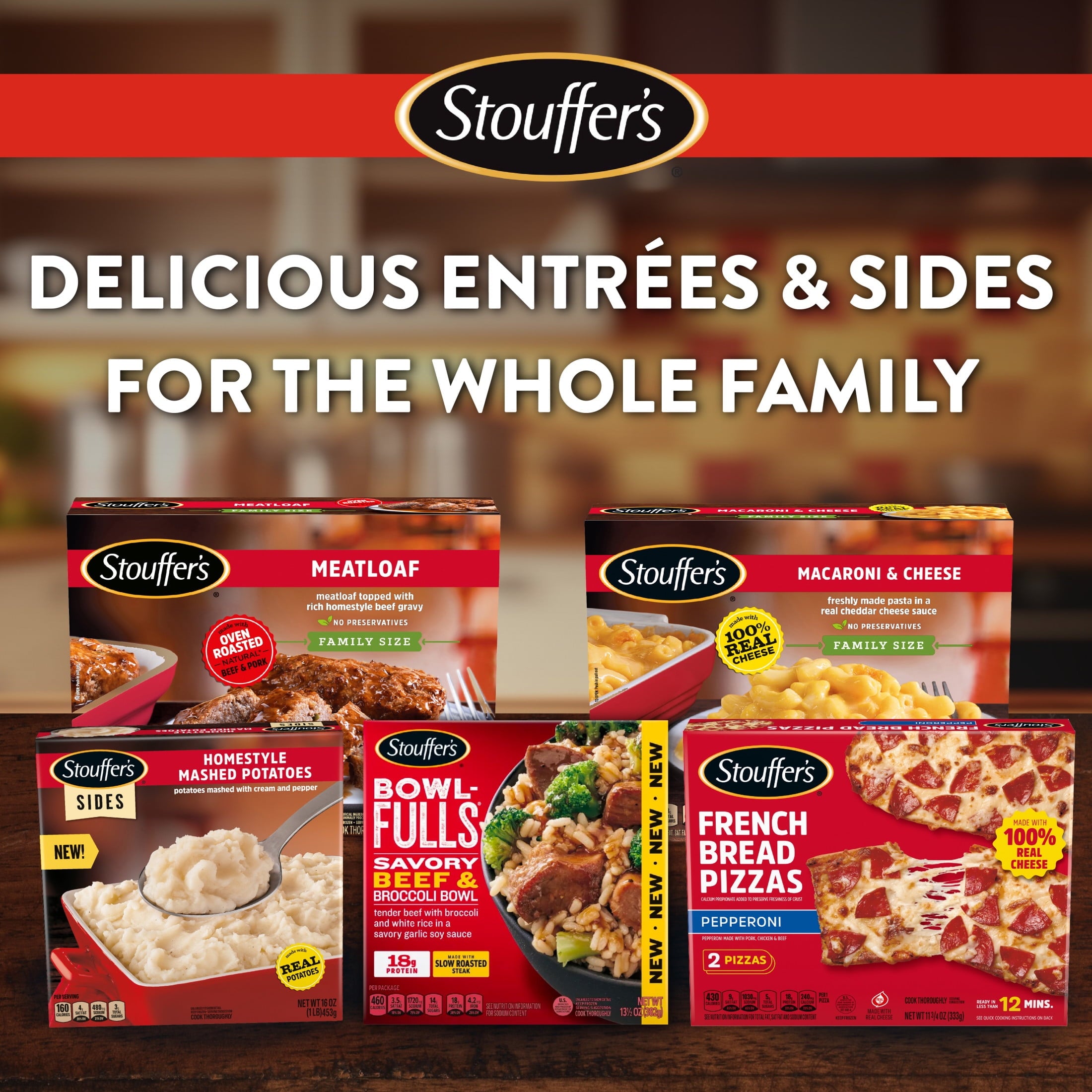 Stouffer's Pepperoni French Bread Frozen Pizza 11.75 Oz