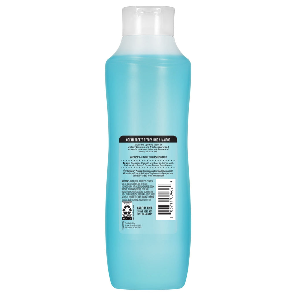 Suave Ocean Breeze Refreshing Shampoo with Sea Algae Extract & Vitamin E 22.5 fl oz