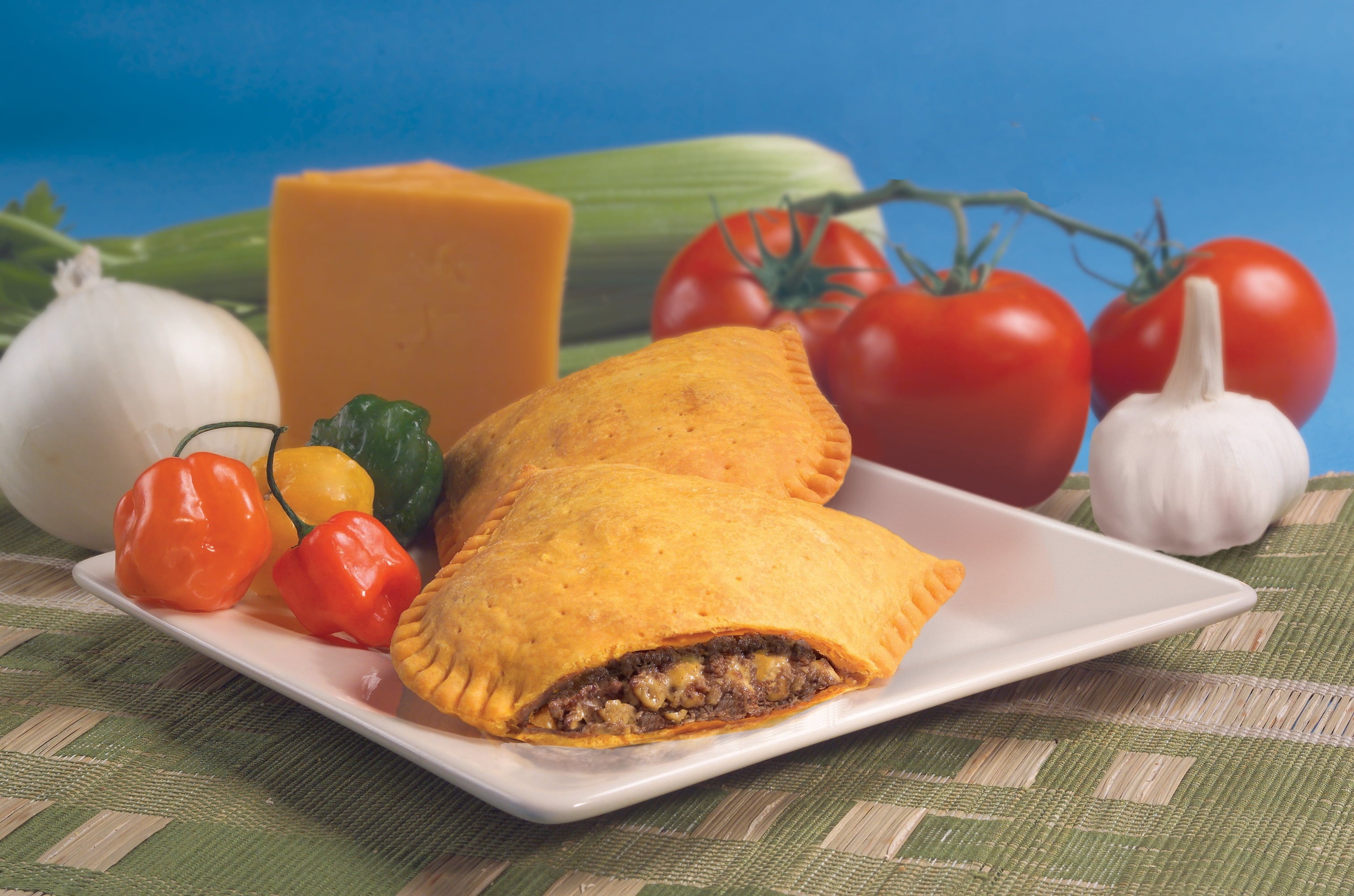 Caribbean Food Delights Jamaican Style Beefy Cheese Patties 10 Oz Frozen 2 Count