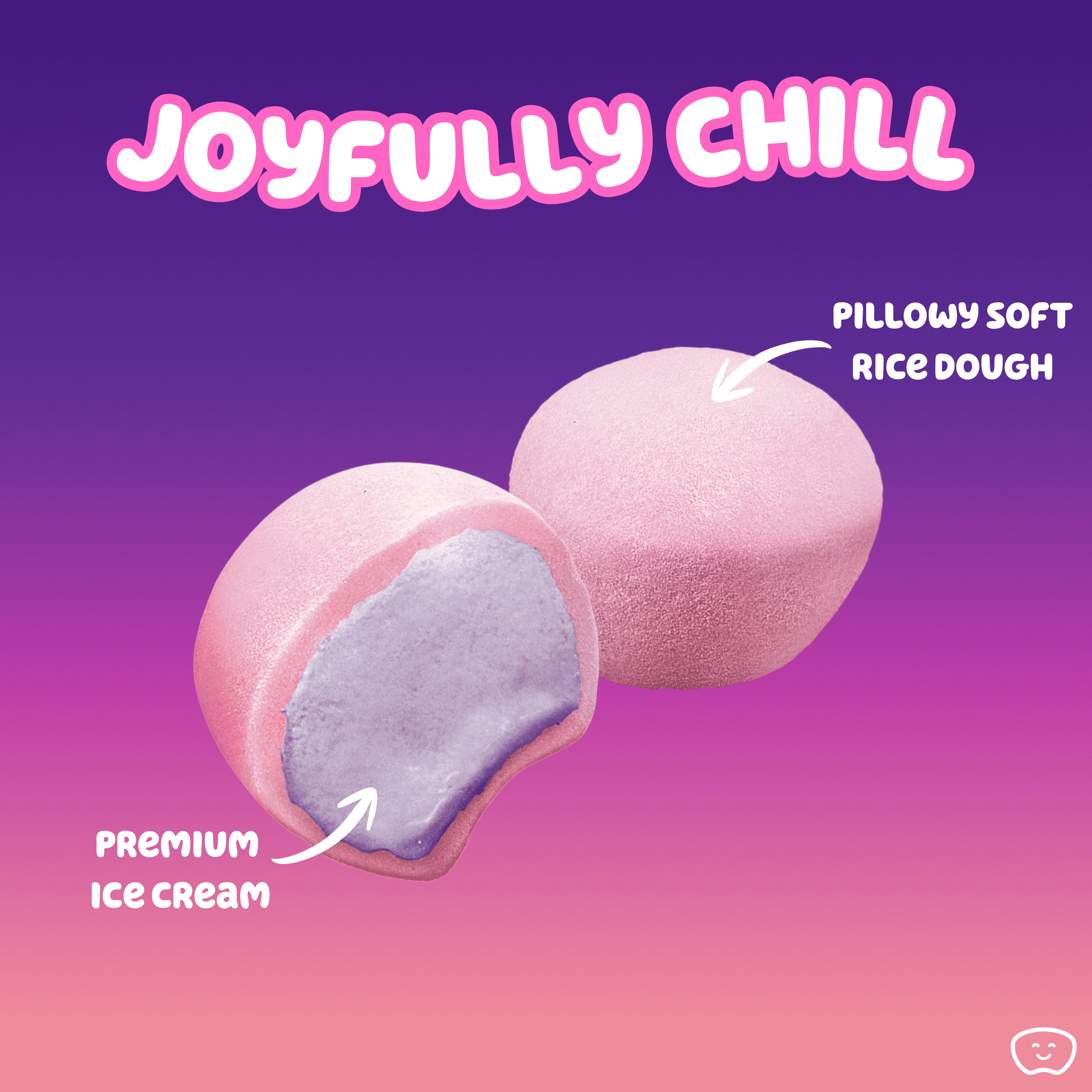 My/Mochi Ice Cream Cotton Candy Mochi 6 Count 7.5 Oz