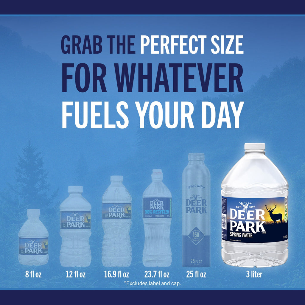 Deer Park Spring Water 3 Liter Single Plastic Jug