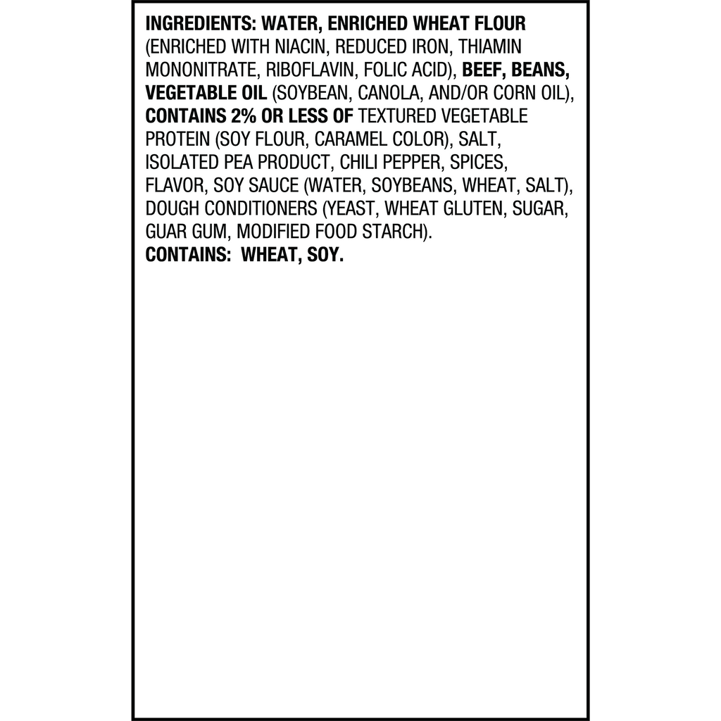 El Monterey Beef & Bean Burritos Frozen 32 Oz 8 Count