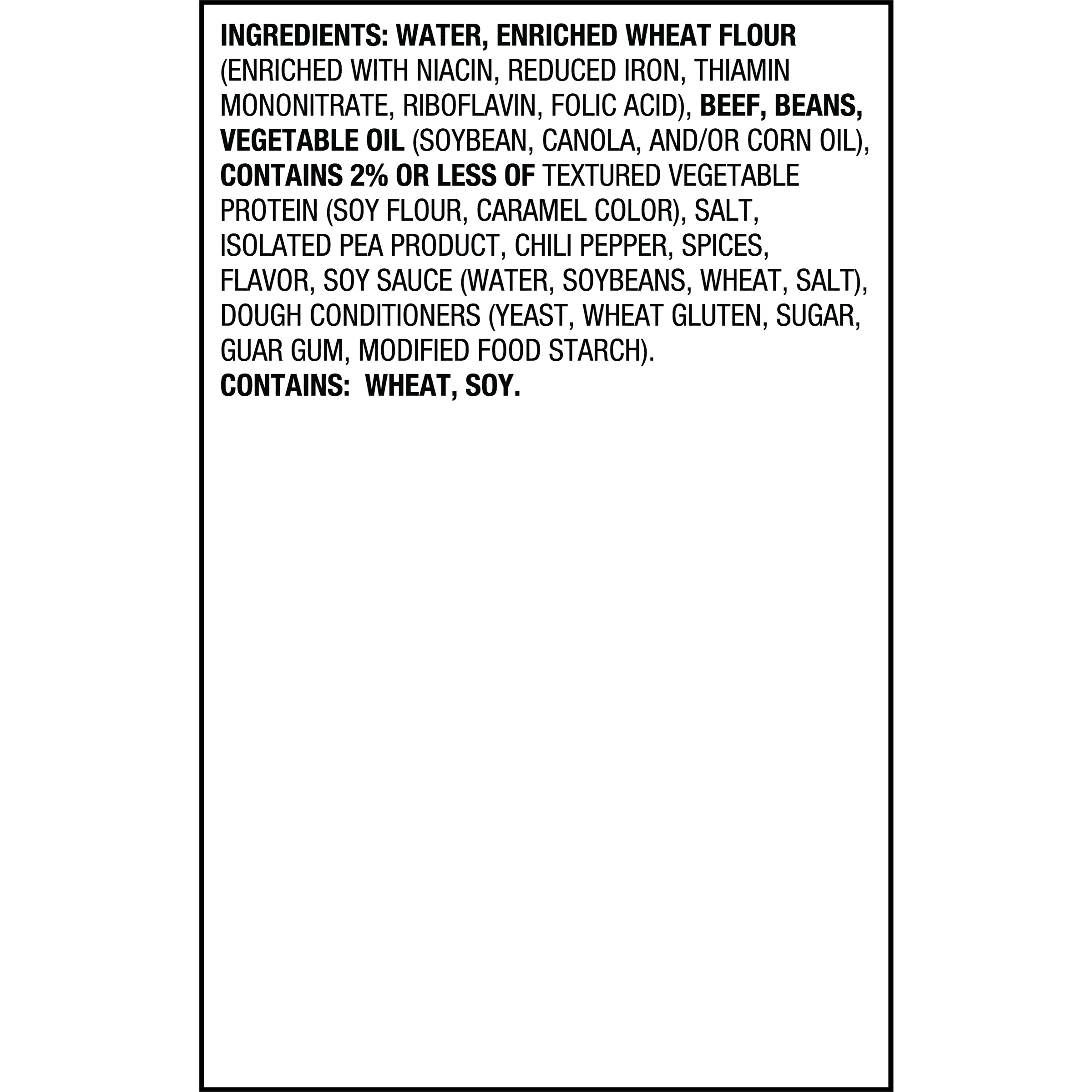El Monterey Beef & Bean Burritos Frozen 32 Oz 8 Count