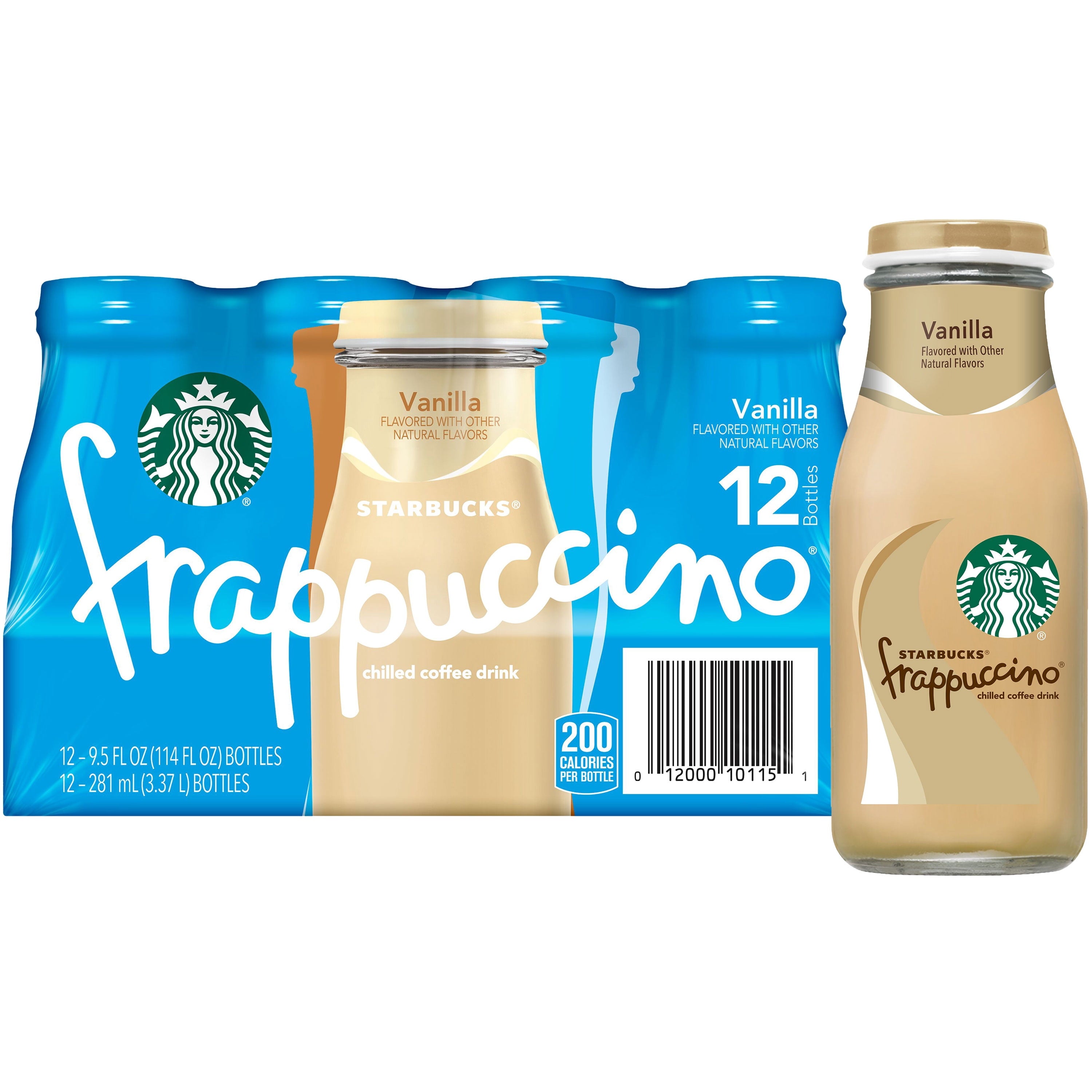 Starbucks Frappuccino Iced Coffee Drink 9.5 fl oz 12 Pack Bottles