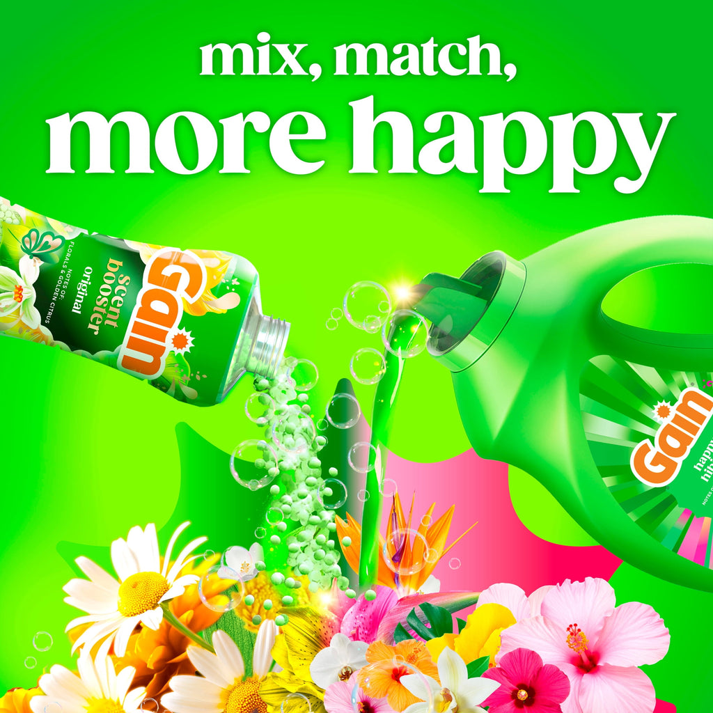 Gain Liquid Laundry Detergent Happy Hibiscus Scent 81 fl oz 61 Loads