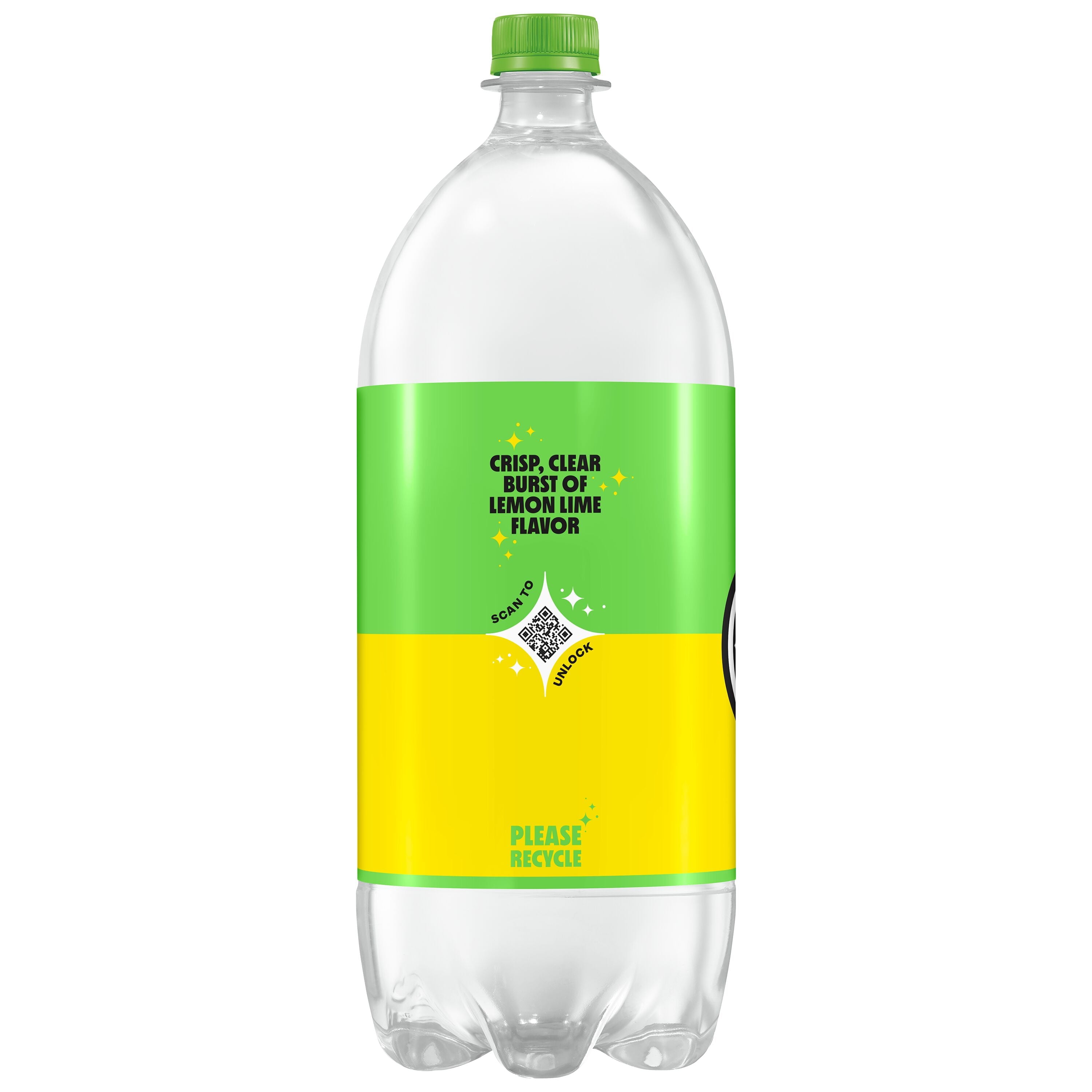 Starry Zero Sugar Lemon Lime Soda Pop Bottle 2 Liter
