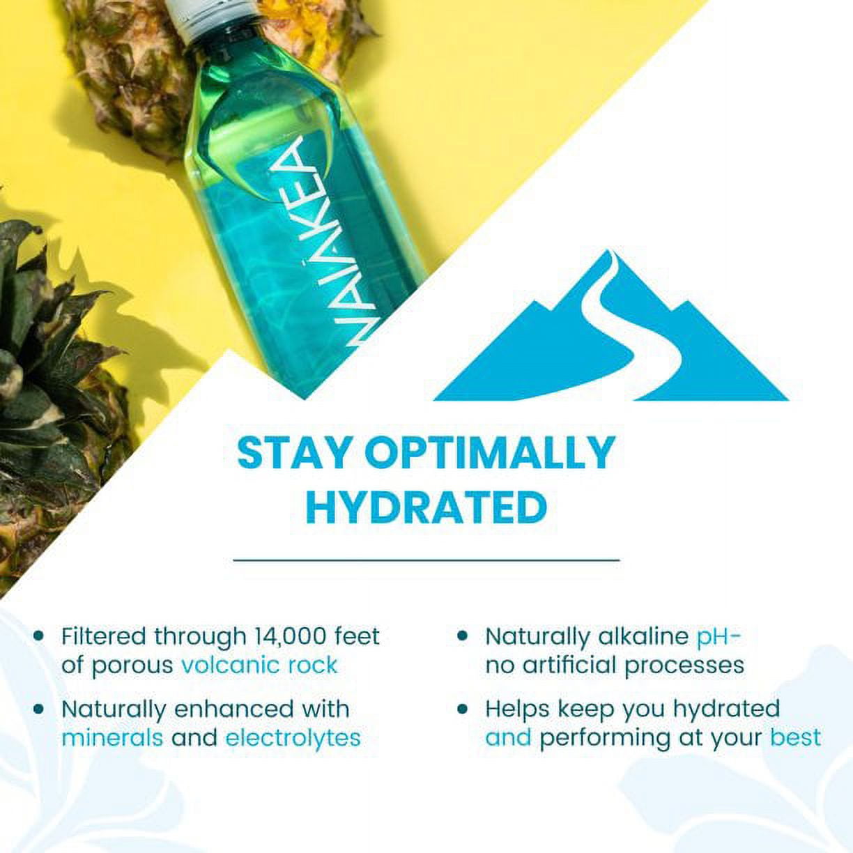 Waiakea Hawaiian Volcanic Alkaline Water 16.9 fl oz 6 Pack