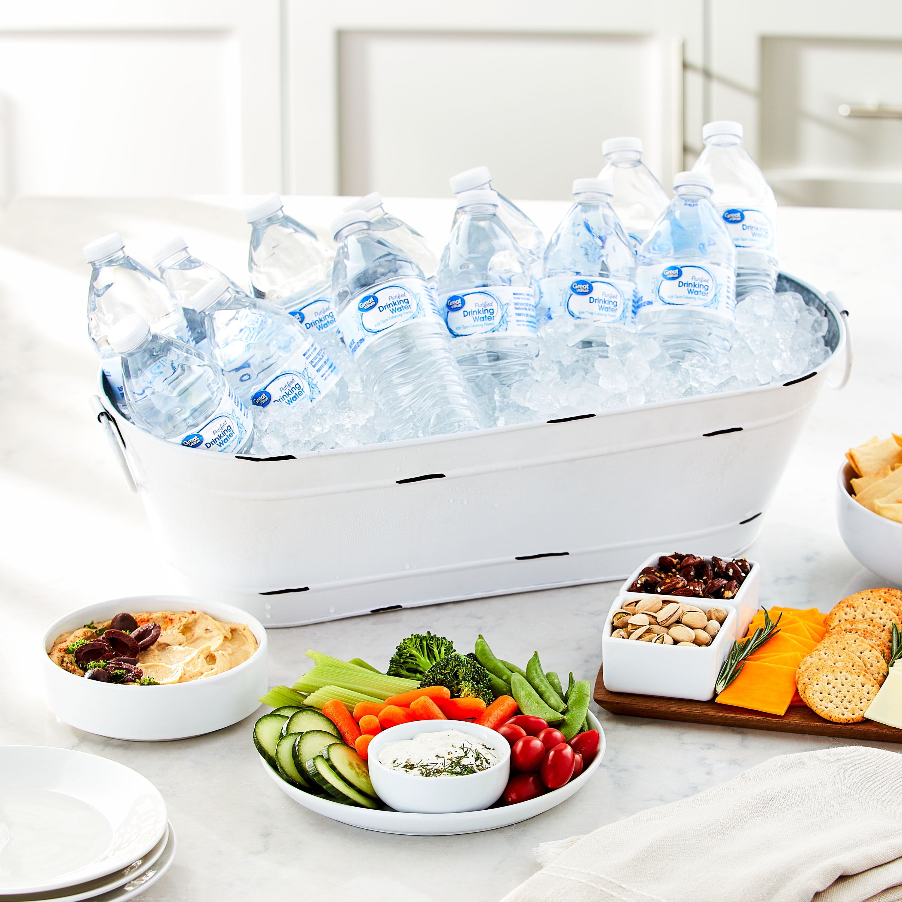 Great Value Purified Drinking Water 16.9 fl oz Bottles 40 Count Pack