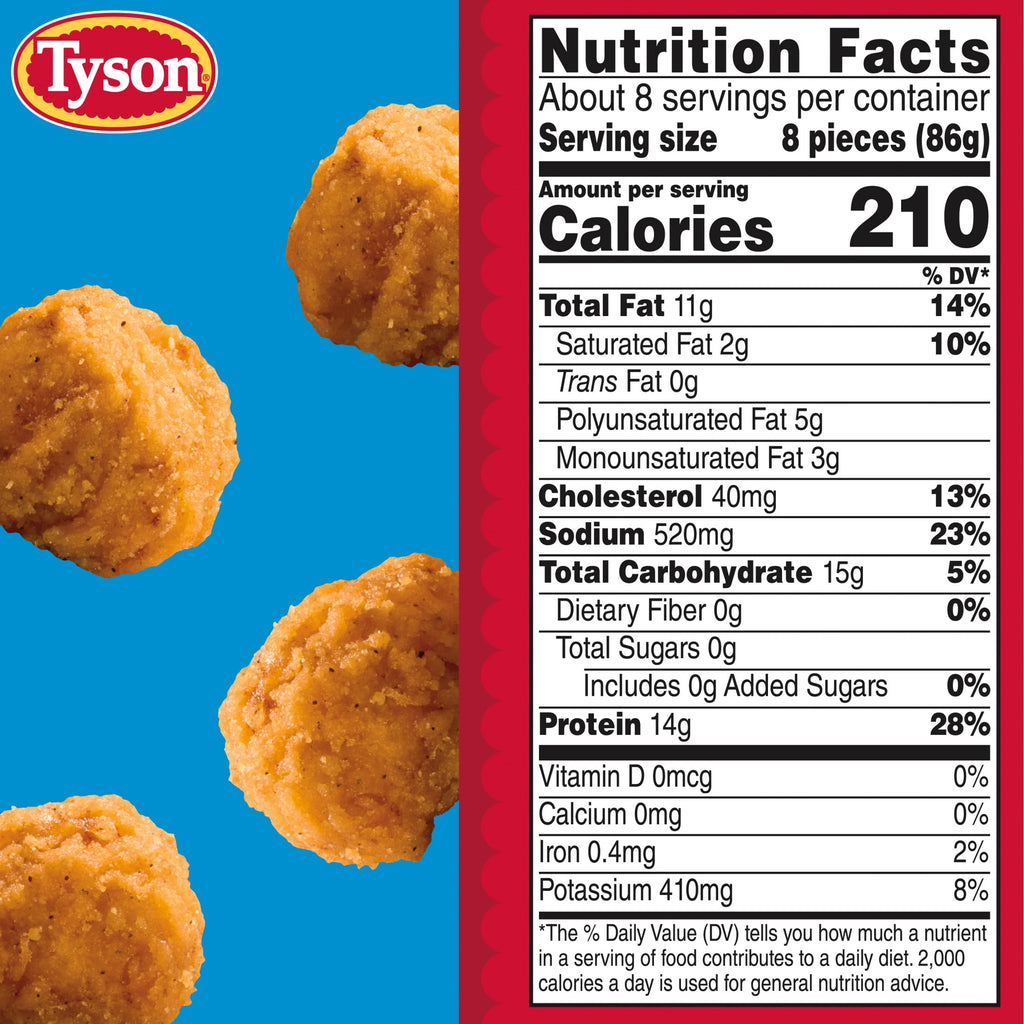 Tyson Popcorn Chicken Frozen 25 Oz