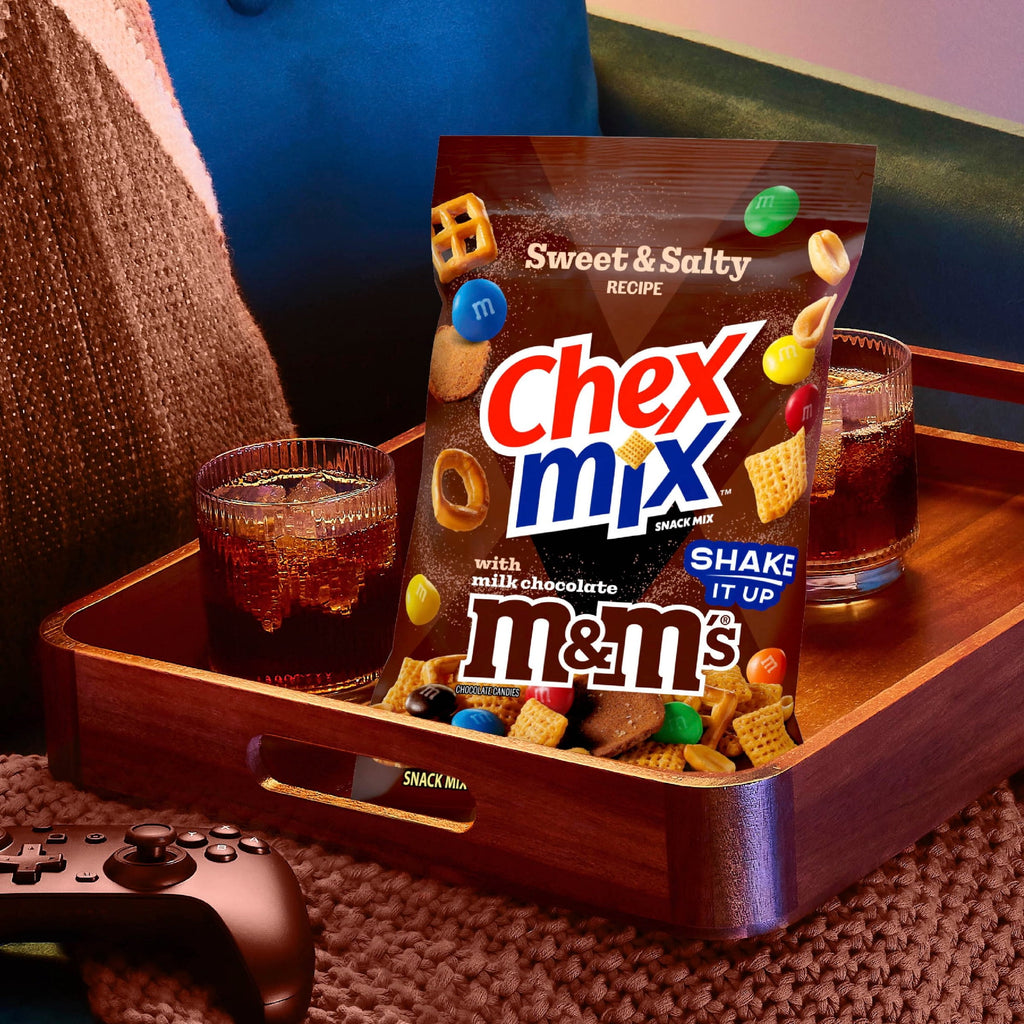 Sweet and Salty Snack Mix with M&Ms 13.5 Oz 1 Count Chex Mix