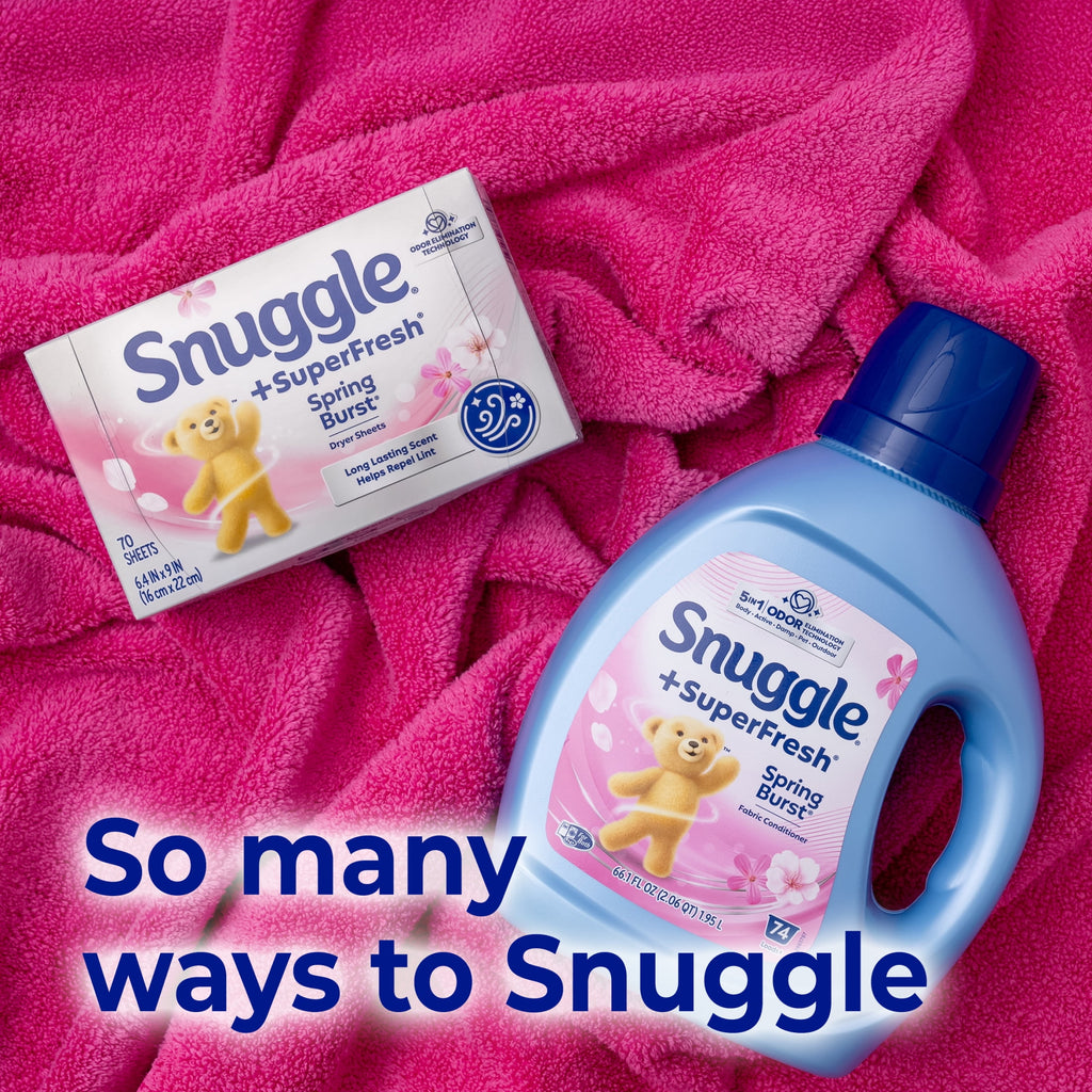 Snuggle SuperFresh Spring Burst Liquid Fabric Softener 35.7 fl oz 40 Loads