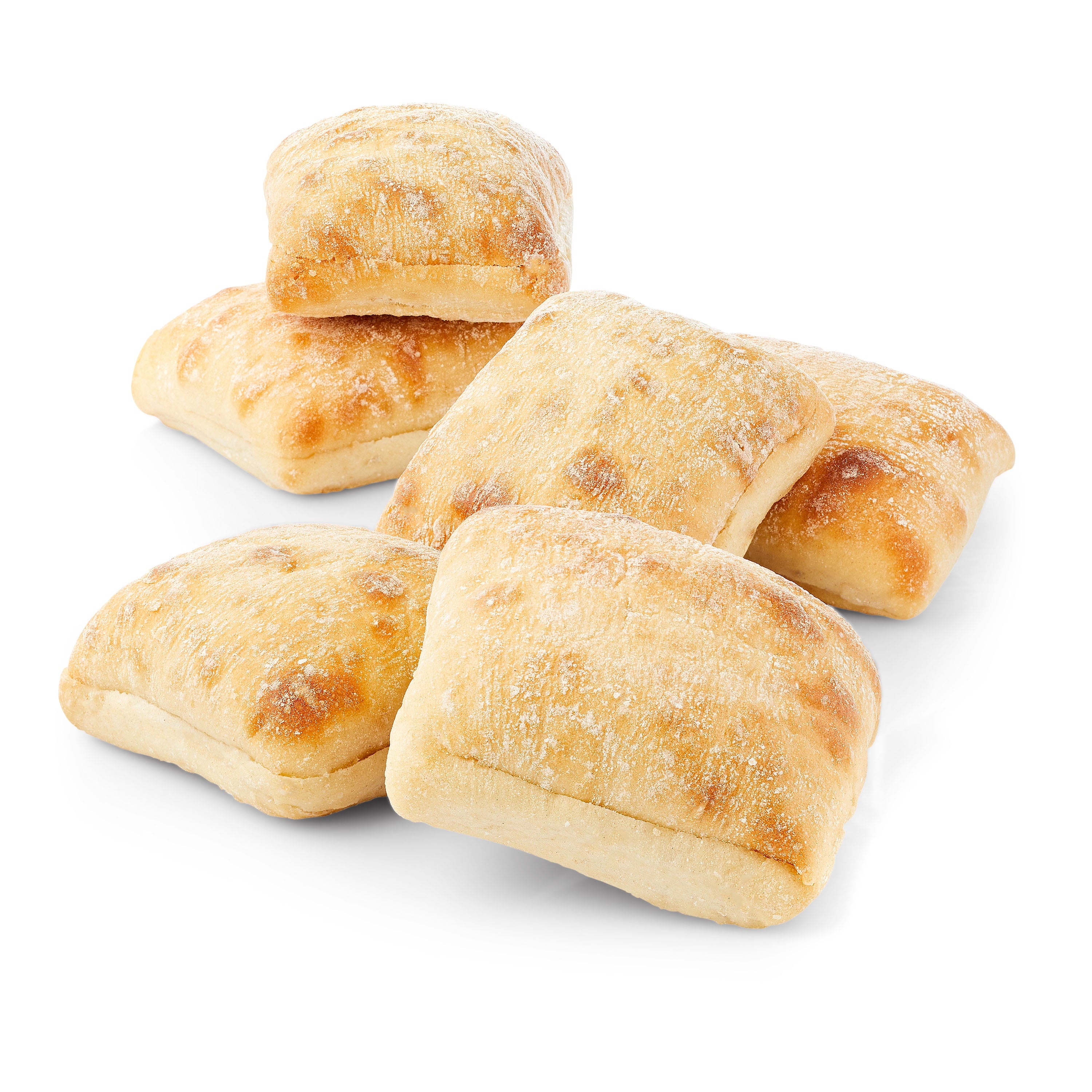 Italian Style Ciabatta Sandwich Rolls 18 Oz 6 Count
