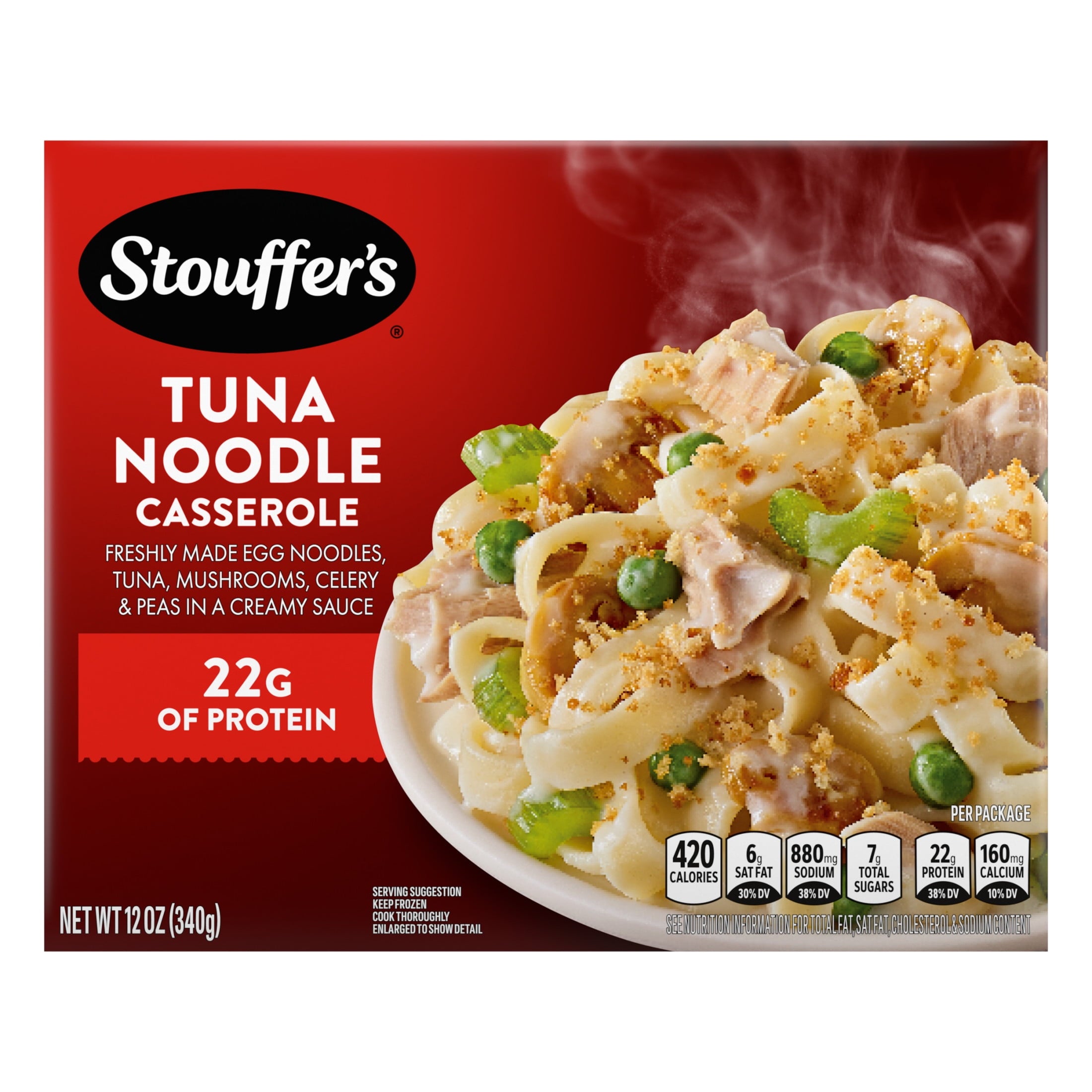 Stouffer's Tuna Noodle Casserole Frozen Meal 12 Oz