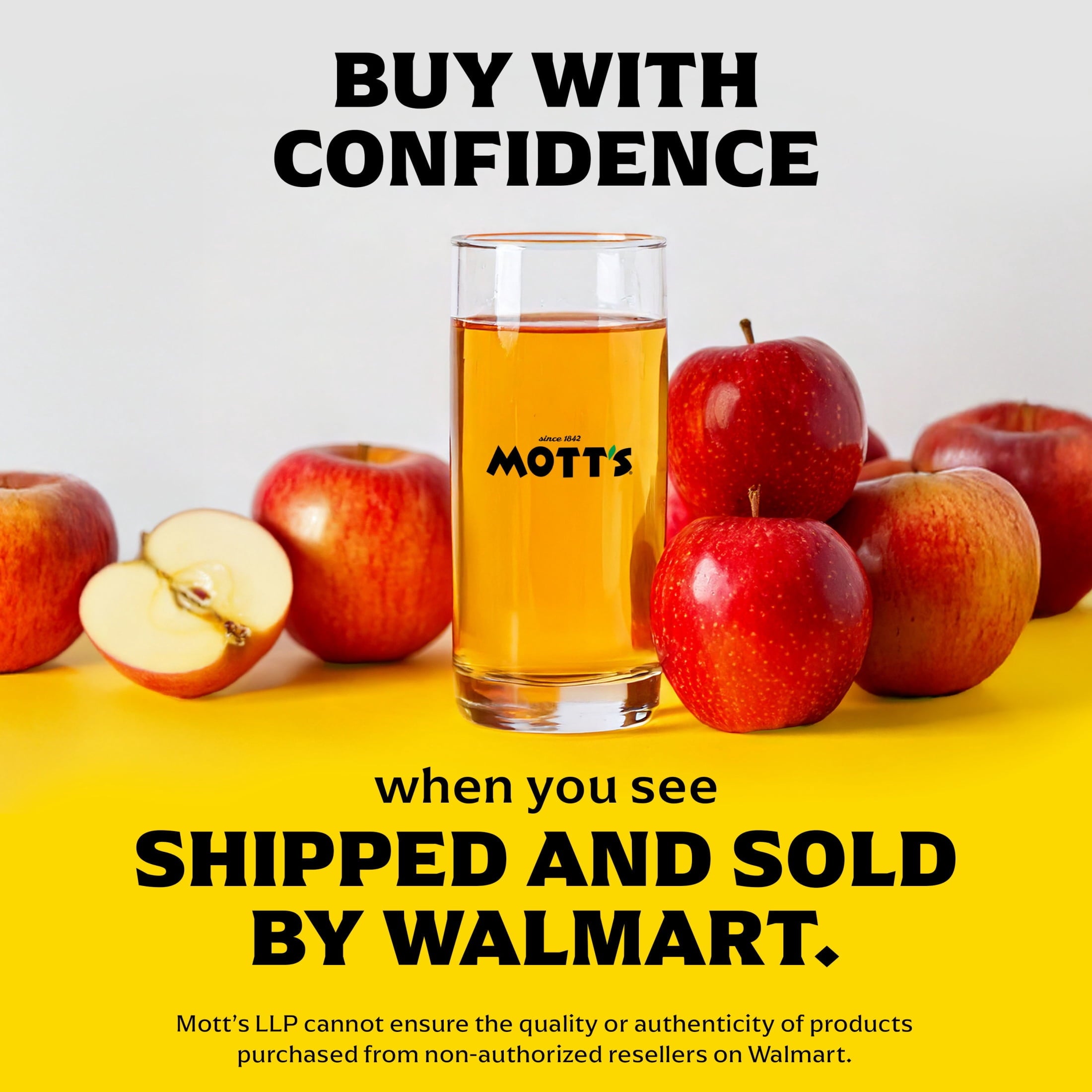 Mott's Zero Sugar Apple Juice Drink Pulp-Free 64 fl oz Bottle