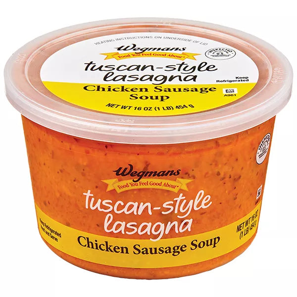 Wegmans Tuscan-Style Lasagna Soup with Chicken Sausage 16 oz