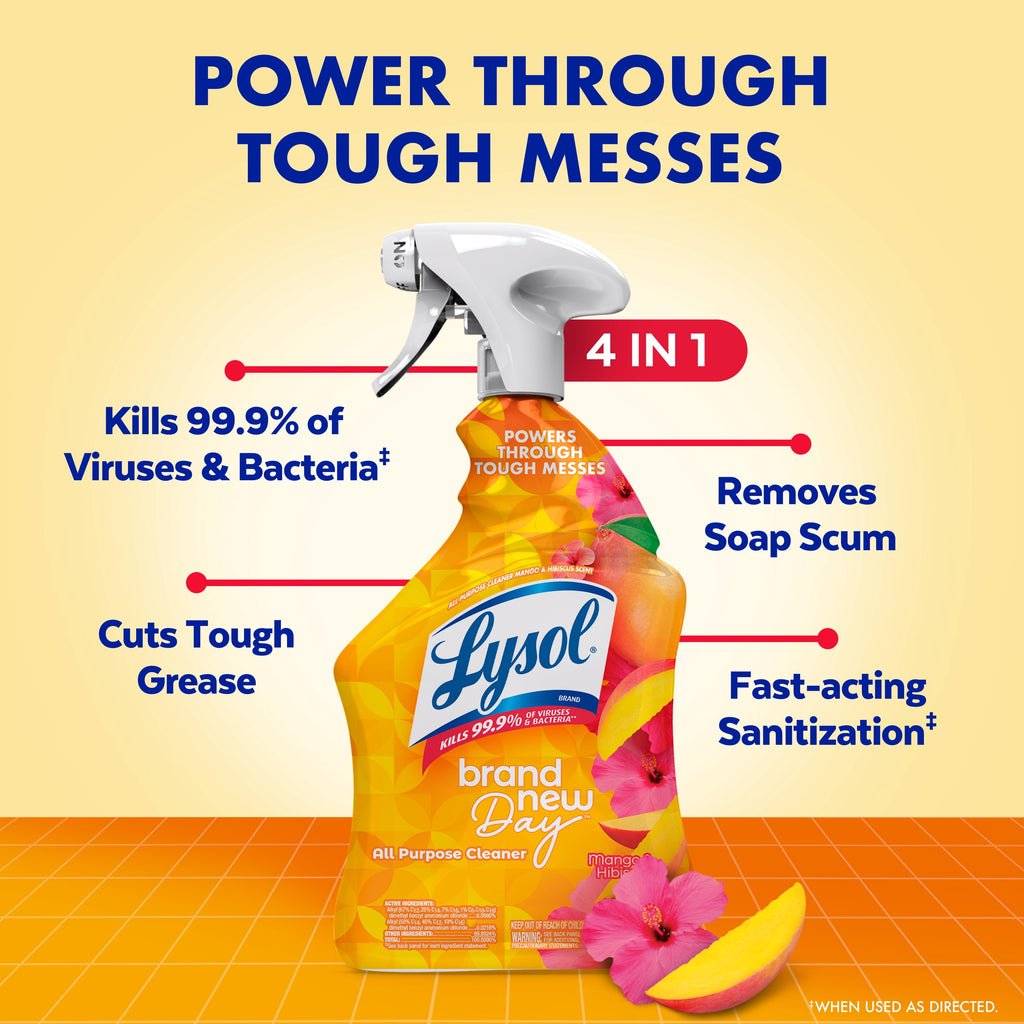 Lysol Brand New Day All Purpose Cleaner Mango & Hibiscus 32 fl oz