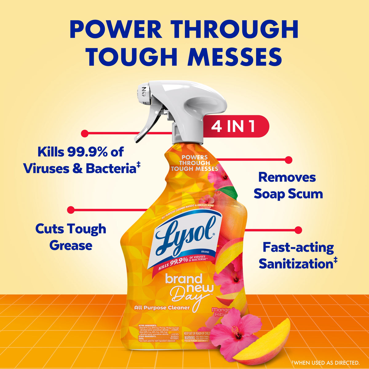 Lysol Brand New Day All Purpose Cleaner Mango & Hibiscus 32 fl oz