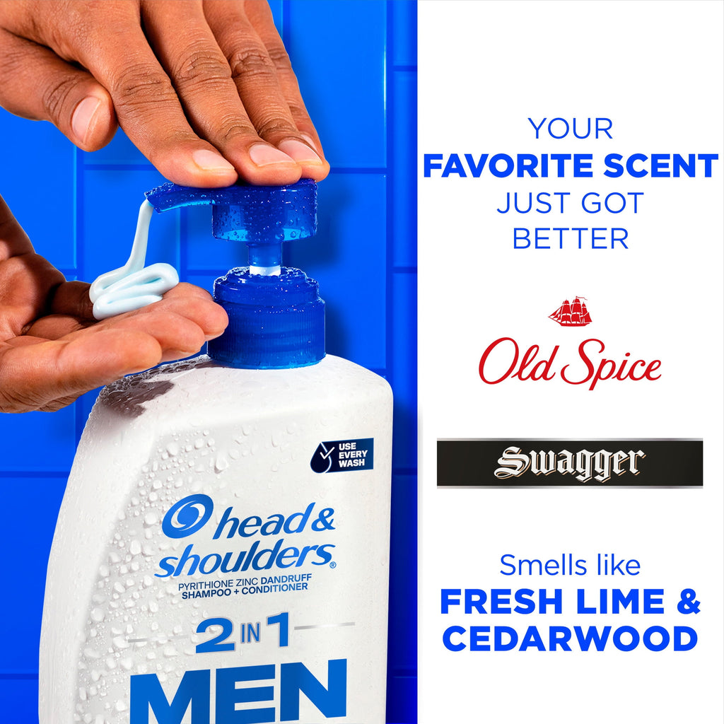 Head & Shoulders Men's 2in1 Dandruff Shampoo & Conditioner Old Spice Swagger 28.2 fl oz