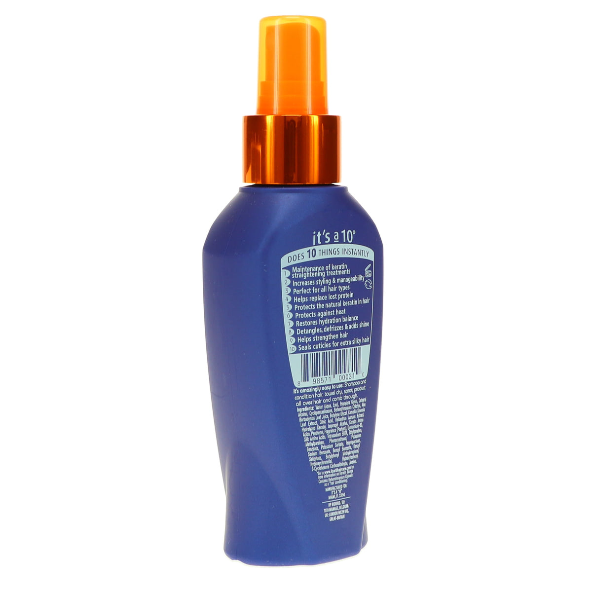 It's a 10 Miracle Leave-In Conditioner Plus Keratin 4 fl oz