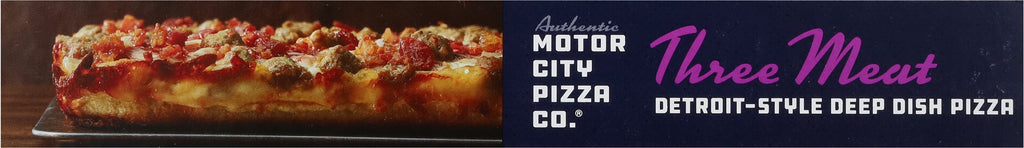 Authentic Motor City Pizza Co. Three Meat Detroit-Style Frozen Pizza 27.87 Oz
