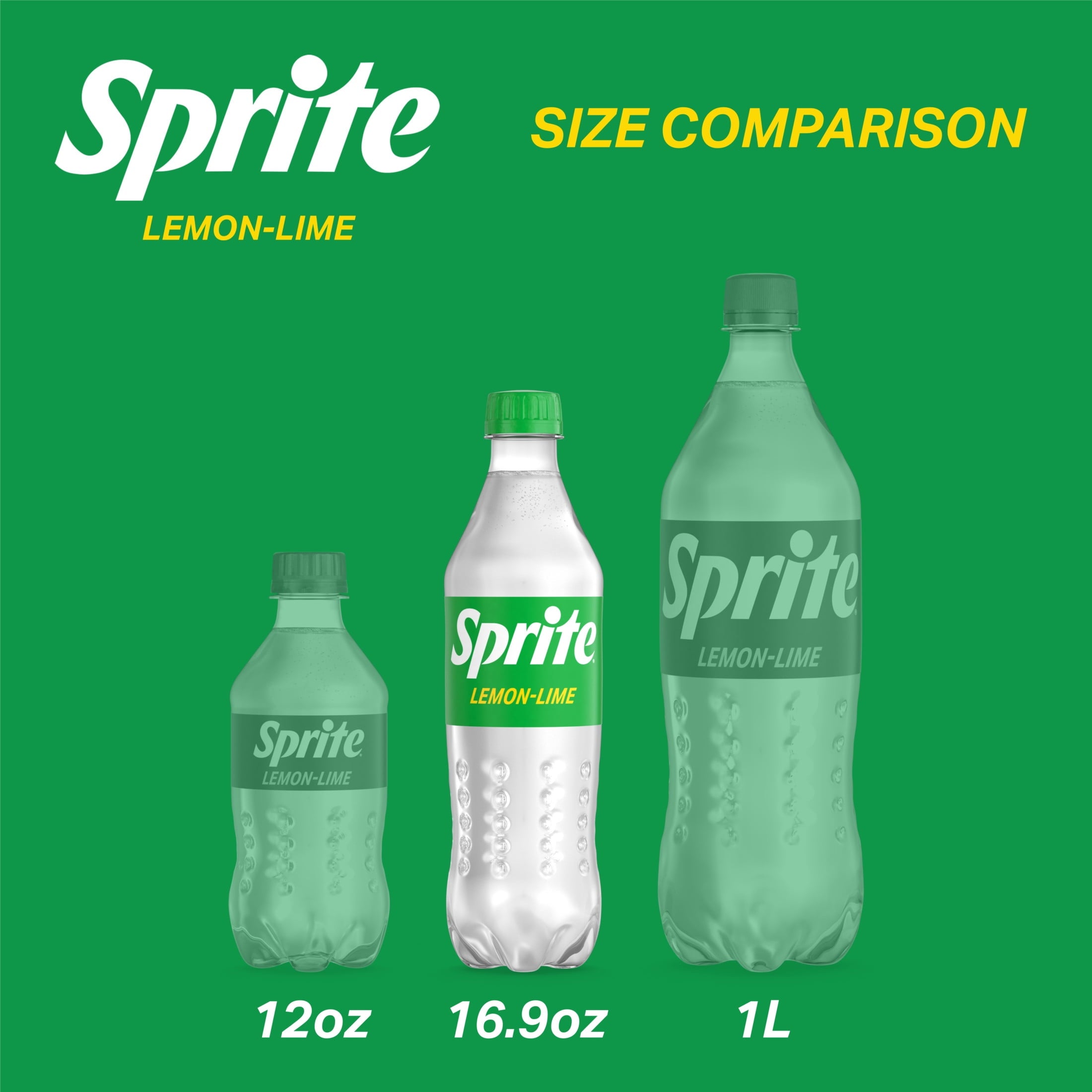 Sprite Lemon-Lime Caffeine Free Soda Pop Bottles 16.9 Fl Oz 6 Pack