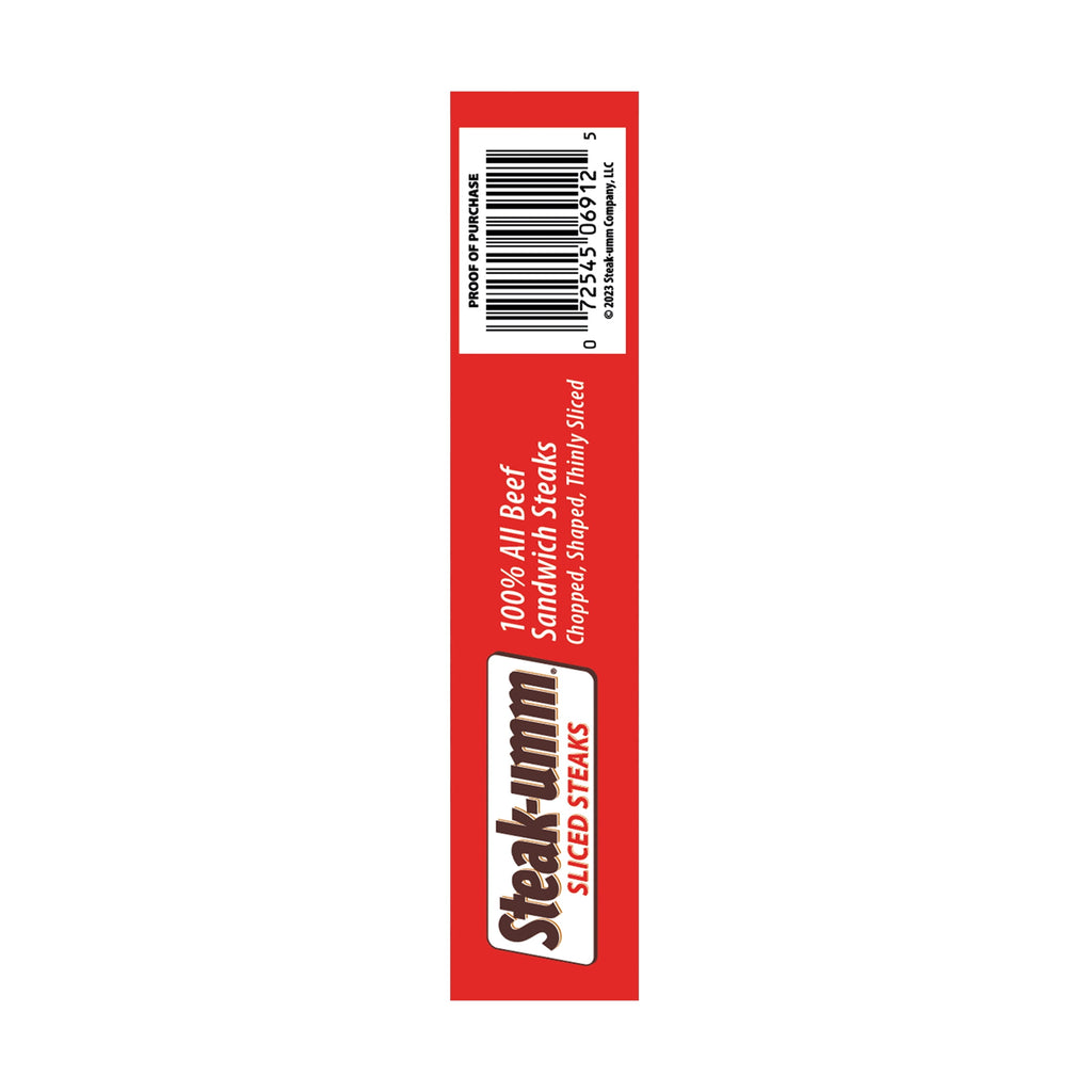 Steak-Umm Sliced Steaks All-Natural 100% Beef 12 Oz 8 Count Frozen