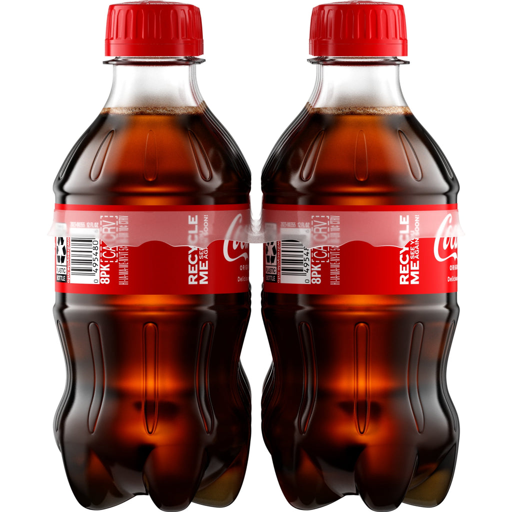 Soda Pop Bottles 12 Fl Oz 8 Pack Coca-Cola