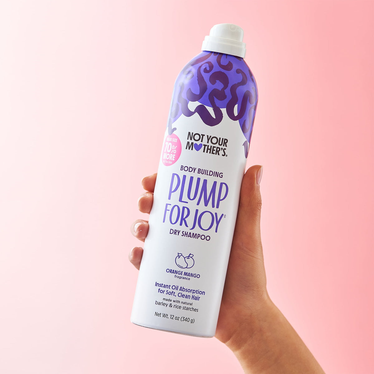 Not Your Mother's Plump for Joy Jumbo Dry Shampoo Orange Mango 12 oz