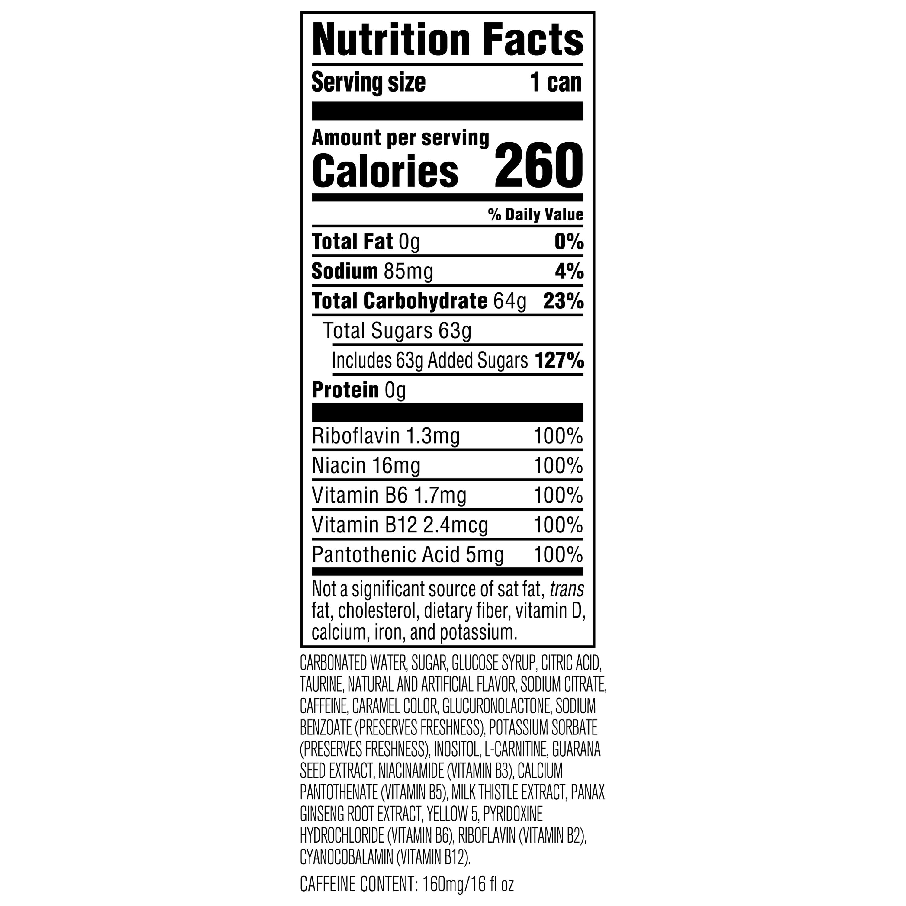Rockstar Original Sugar Free Energy Drink 16 fl oz Single Can