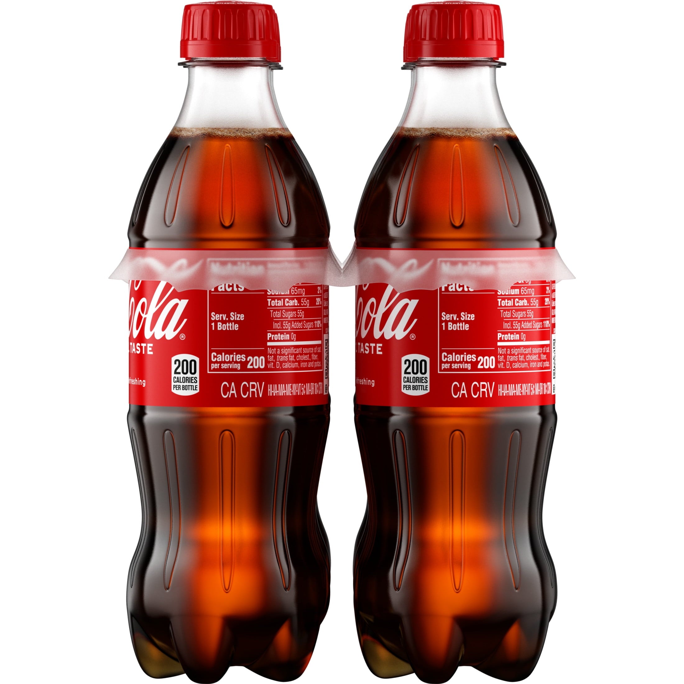 Soda Pop Bottles 16.9 Fl Oz 6 Pack Coca-Cola