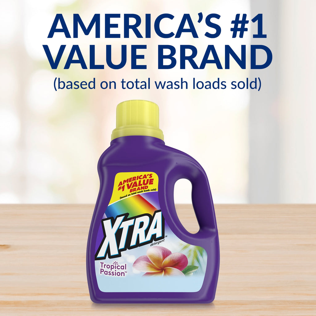 Xtra Tropical Passion Liquid Laundry Detergent 100.8 fl oz 84 Loads