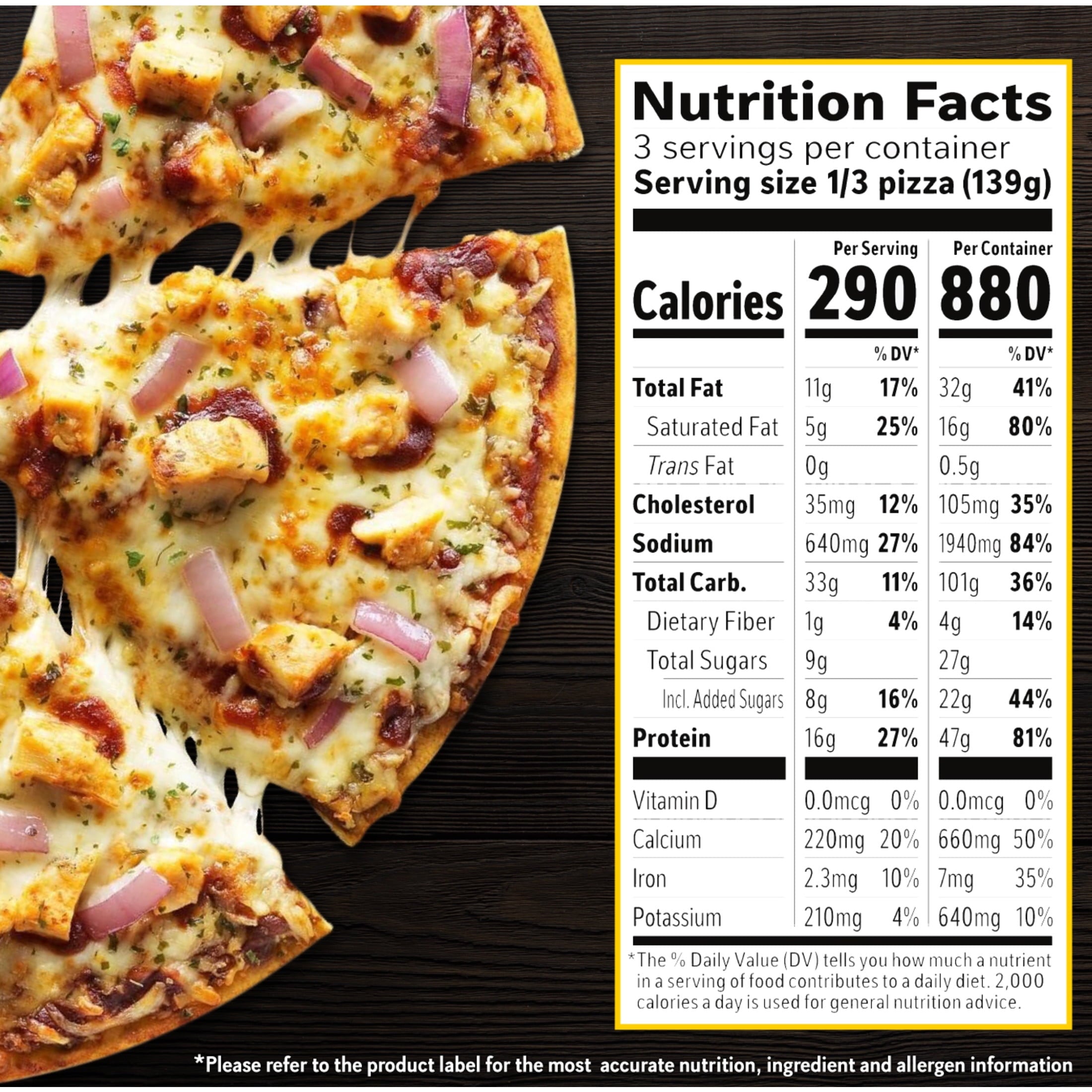 California Pizza Kitchen BBQ Chicken Thin Crust Frozen Pizza 14.7 Oz
