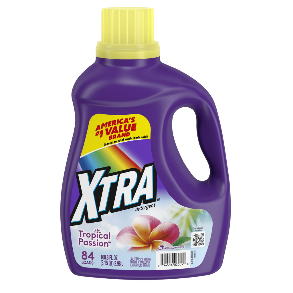Xtra Tropical Passion Liquid Laundry Detergent 100.8 fl oz 84 Loads